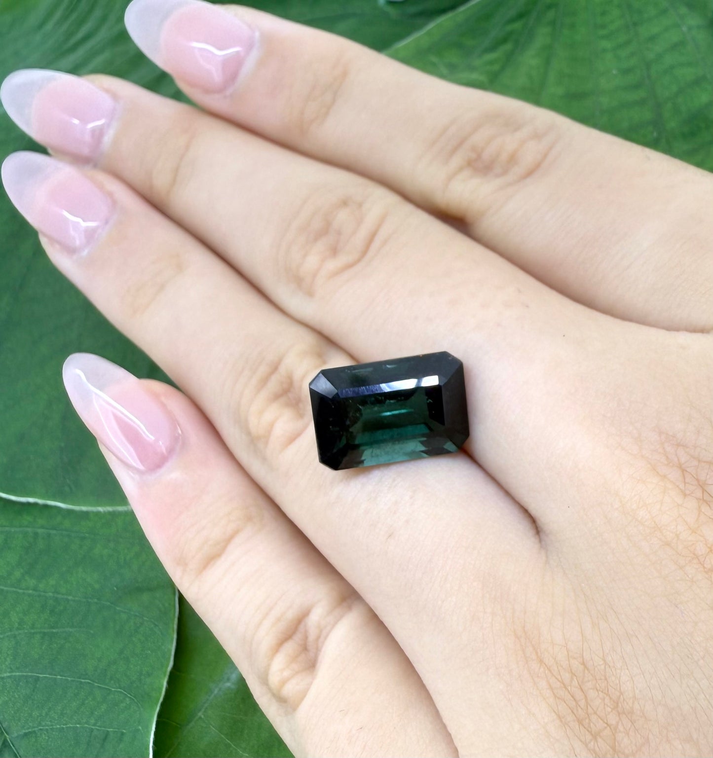 Green Tourmaline Emerald Cut 6.5 Ct