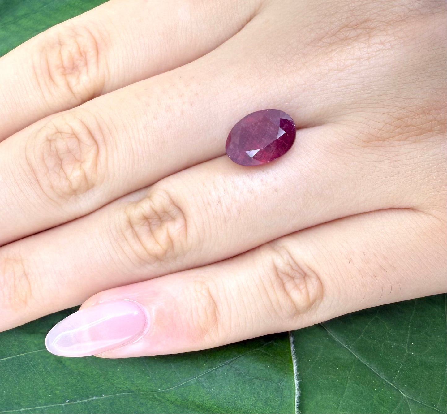 Pigeon Blood Ruby Oval 4.5 Ct