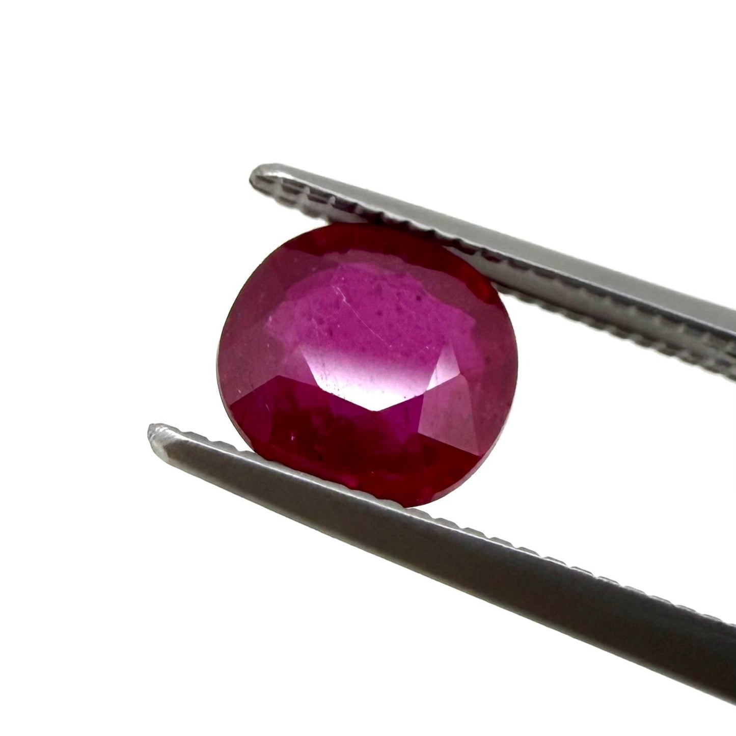 Pinkish Red Ruby Cushion 1.5 Ct