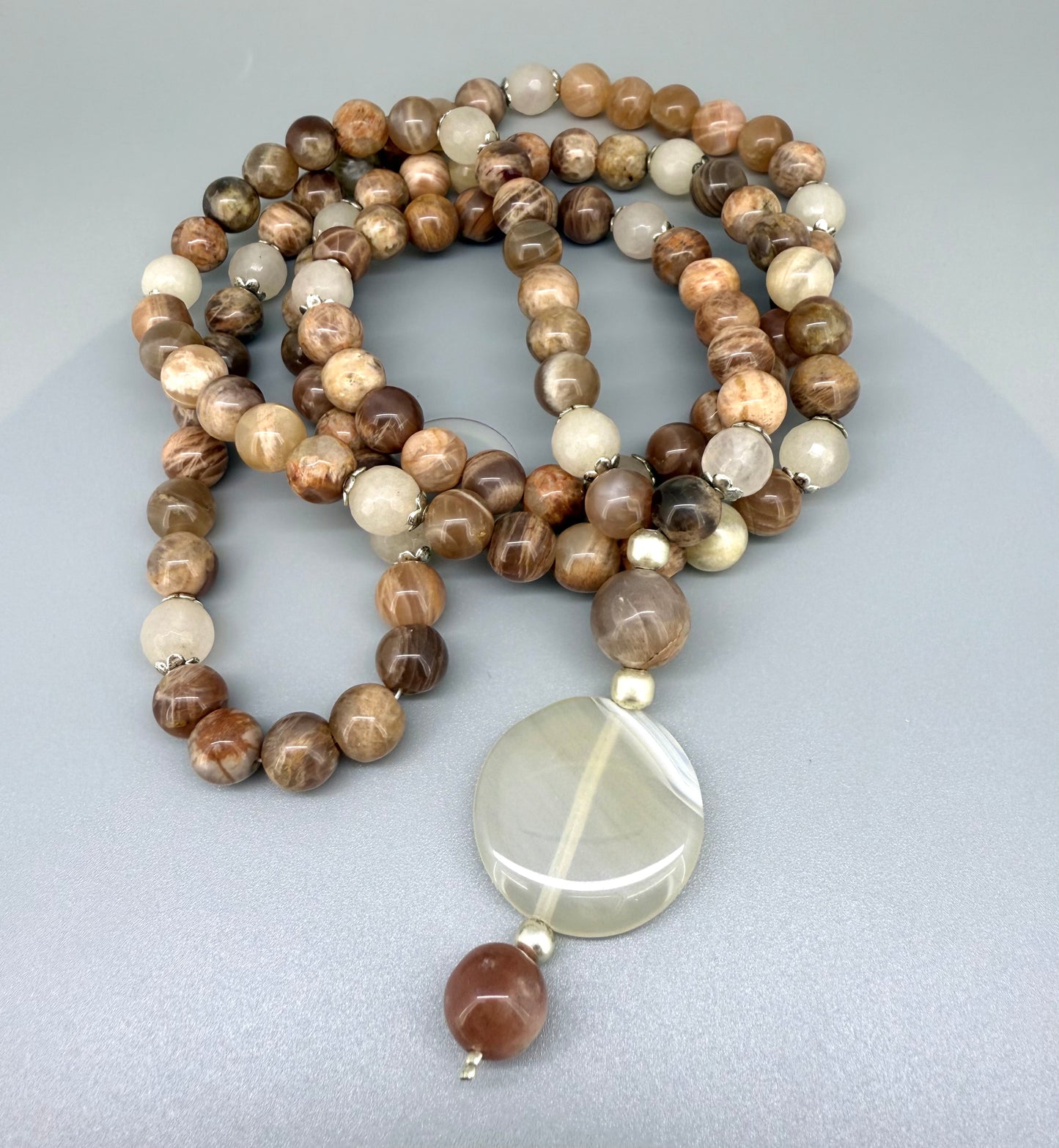 Mala ‘Sunstone & Rose Quartz’