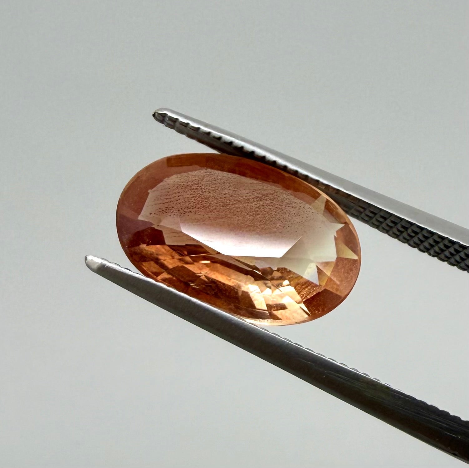 Loose Aventurescence Sunstone gemstone, oval