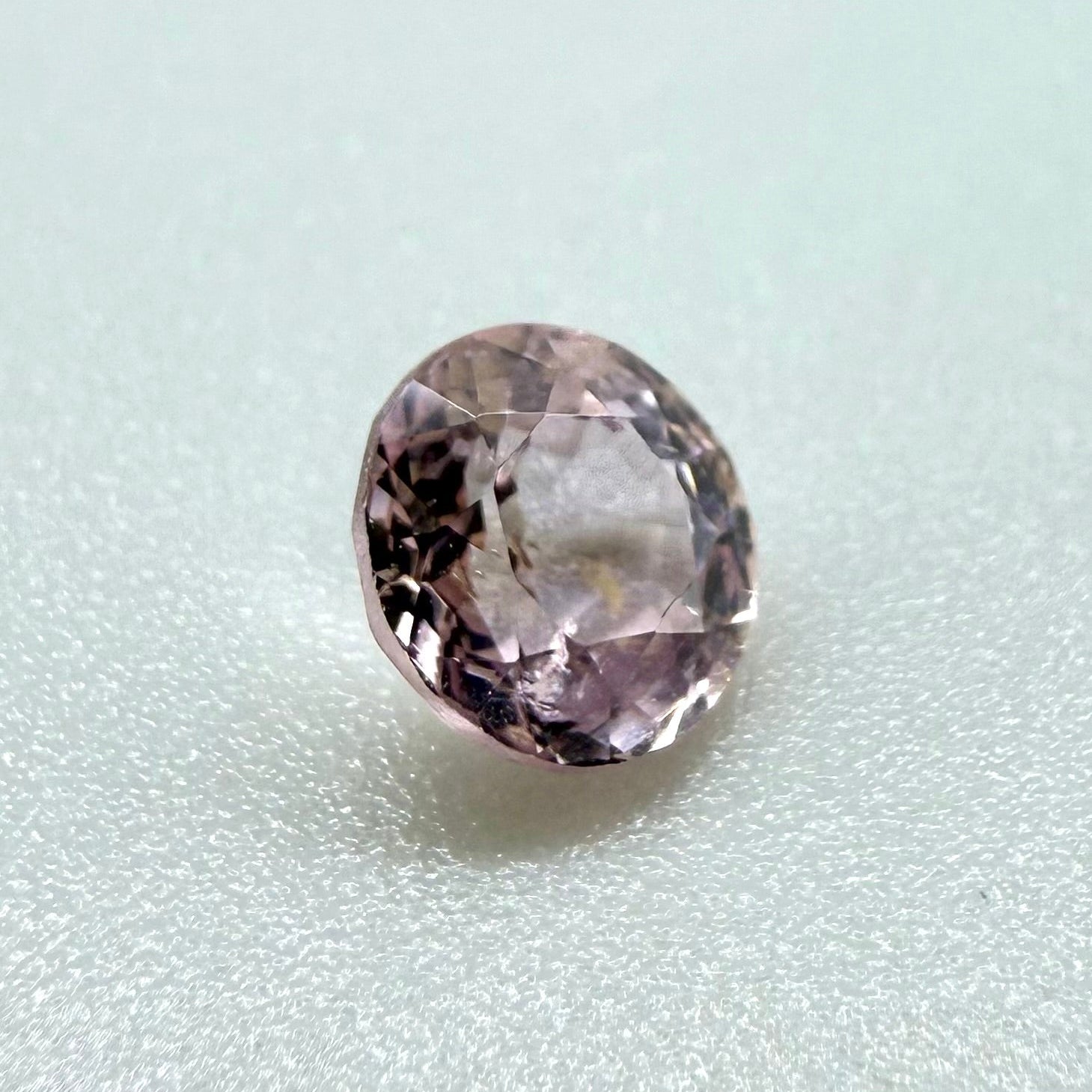 Loose Rose Pink Spinel gemstone, round shape