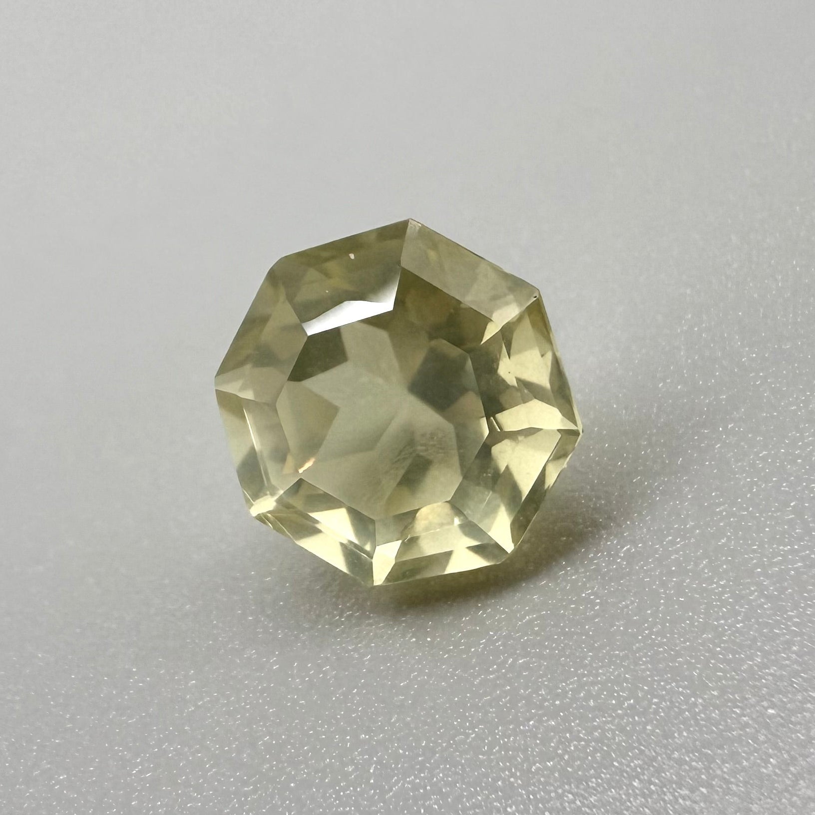 Natural Gold Yellow Lemon Quartz gemstone, fancy cut