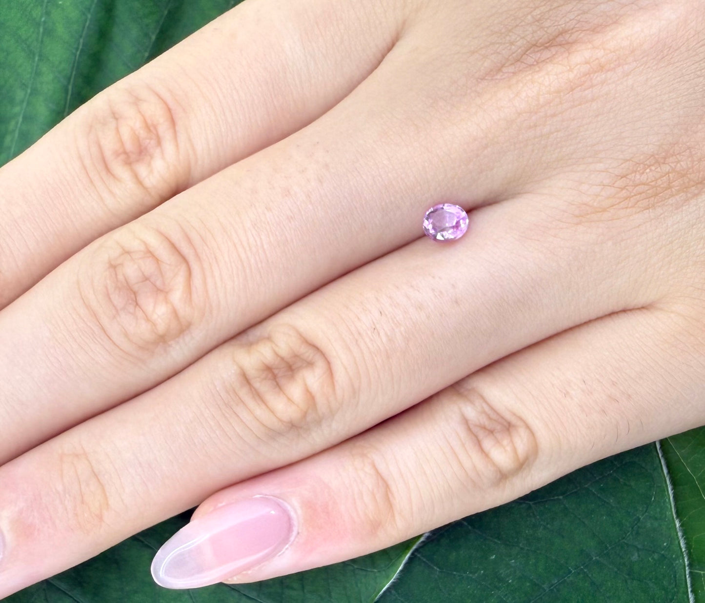 Pink Sapphire Oval 0.53 Ct