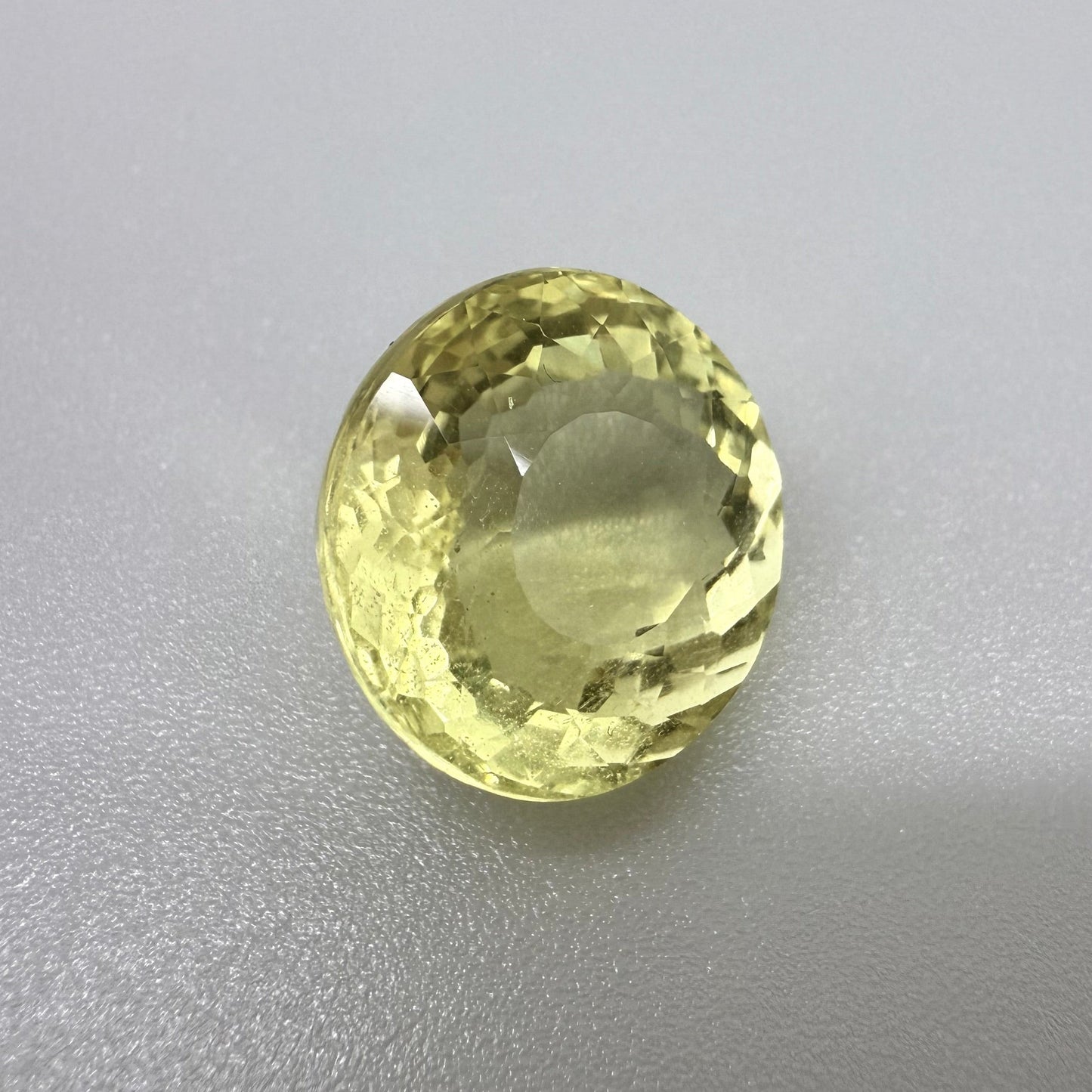 Lemon Quartz Round 10.39 Ct