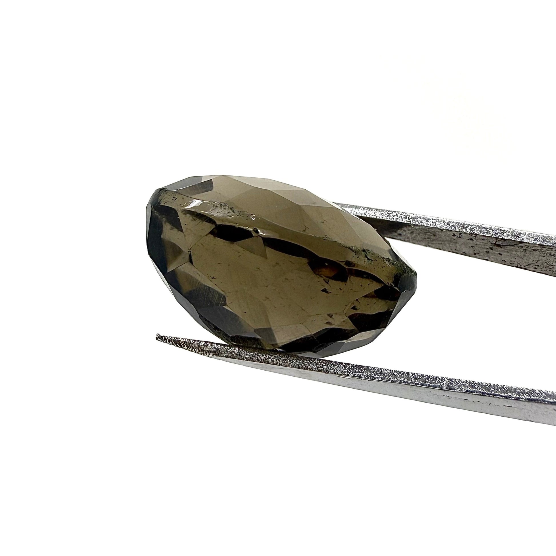 Loose Smoky Quartz gemstone oval cut