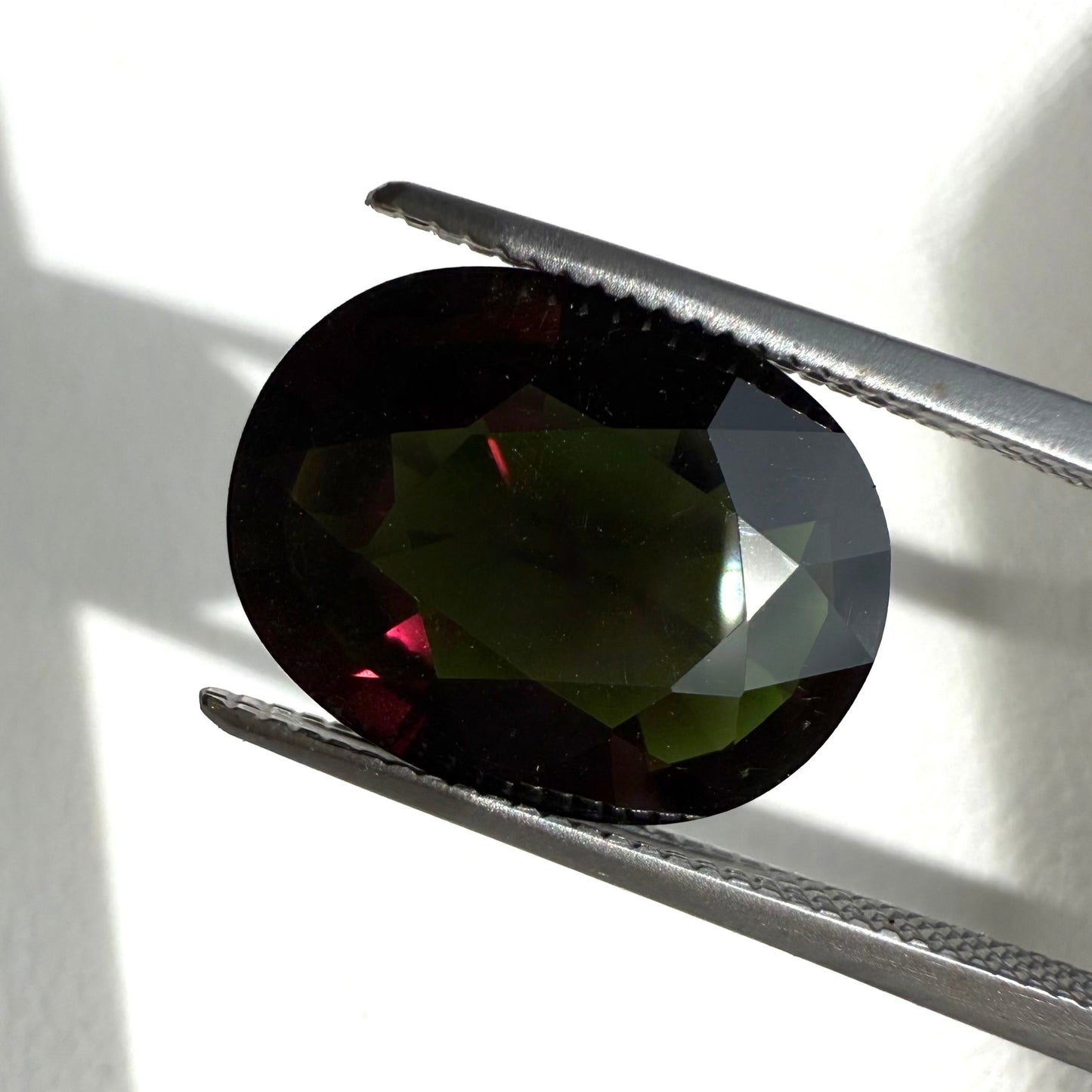 Color Change (Green, Violet-Red) Garnet Oval 4.39 Ct