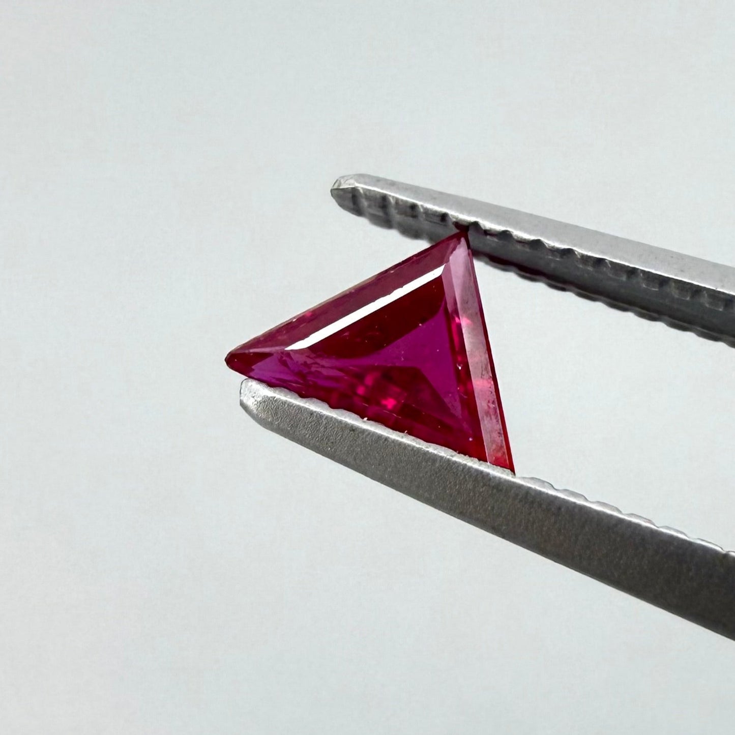 Pink-Red Ruby Triangle 0.33 Ct