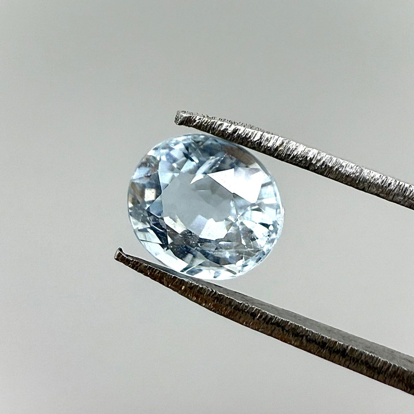 Pale Blue Aquamarine Oval 0.78 Cts