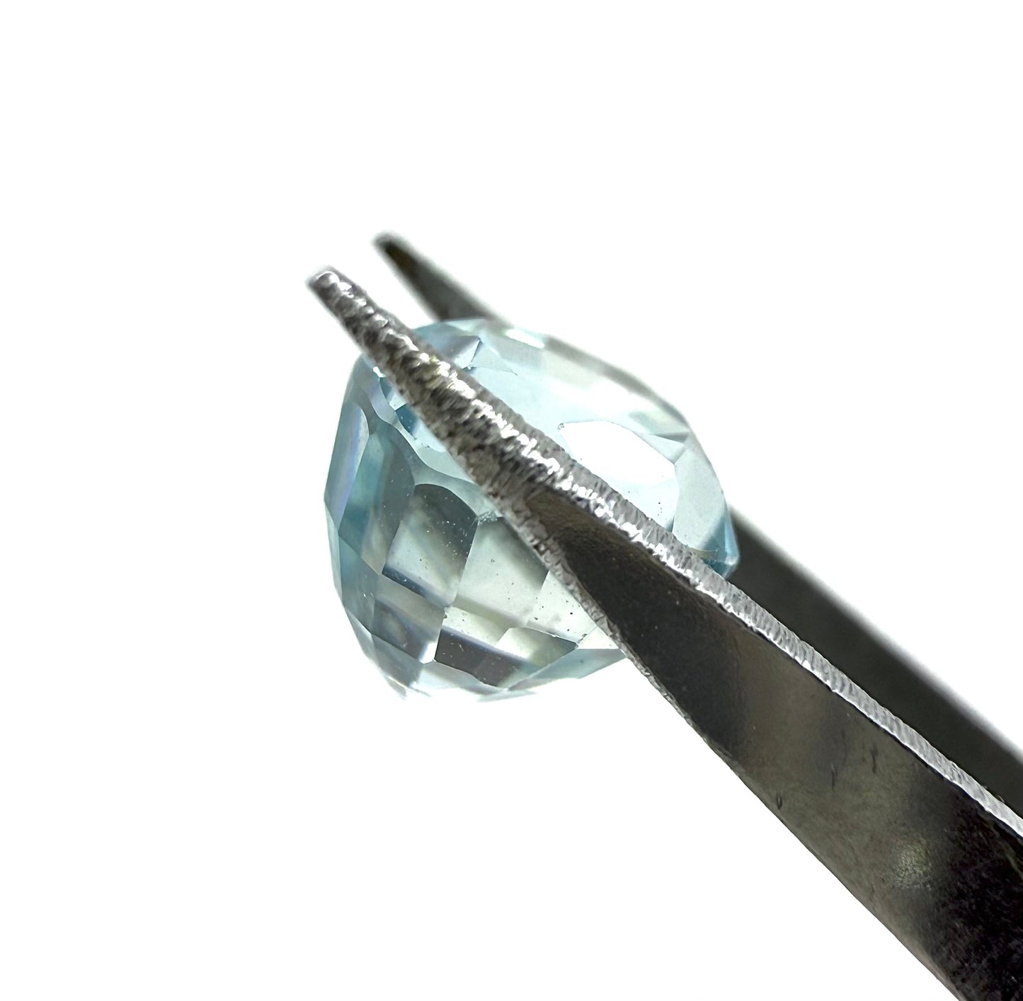 Blue Zircon Round 3.48 Ct