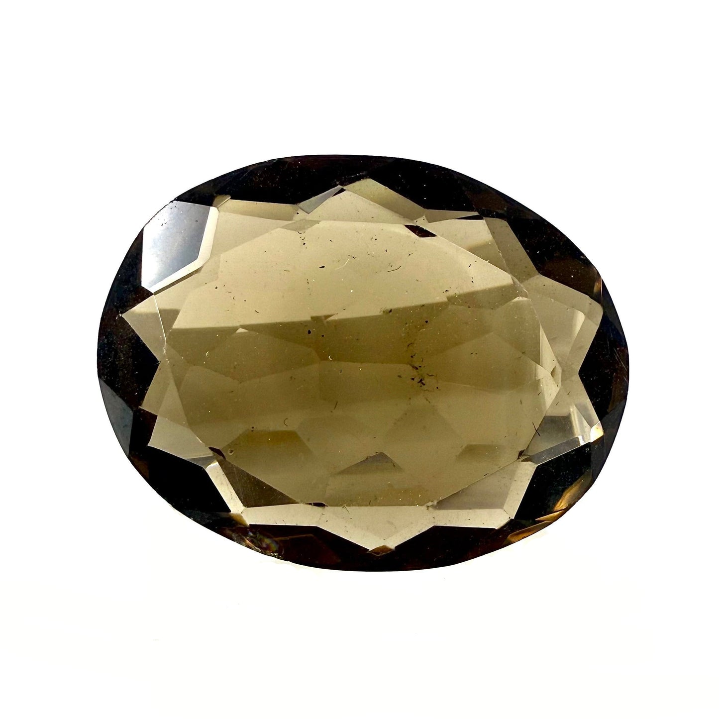 Big Smoky Quartz Oval 24.6 Ct
