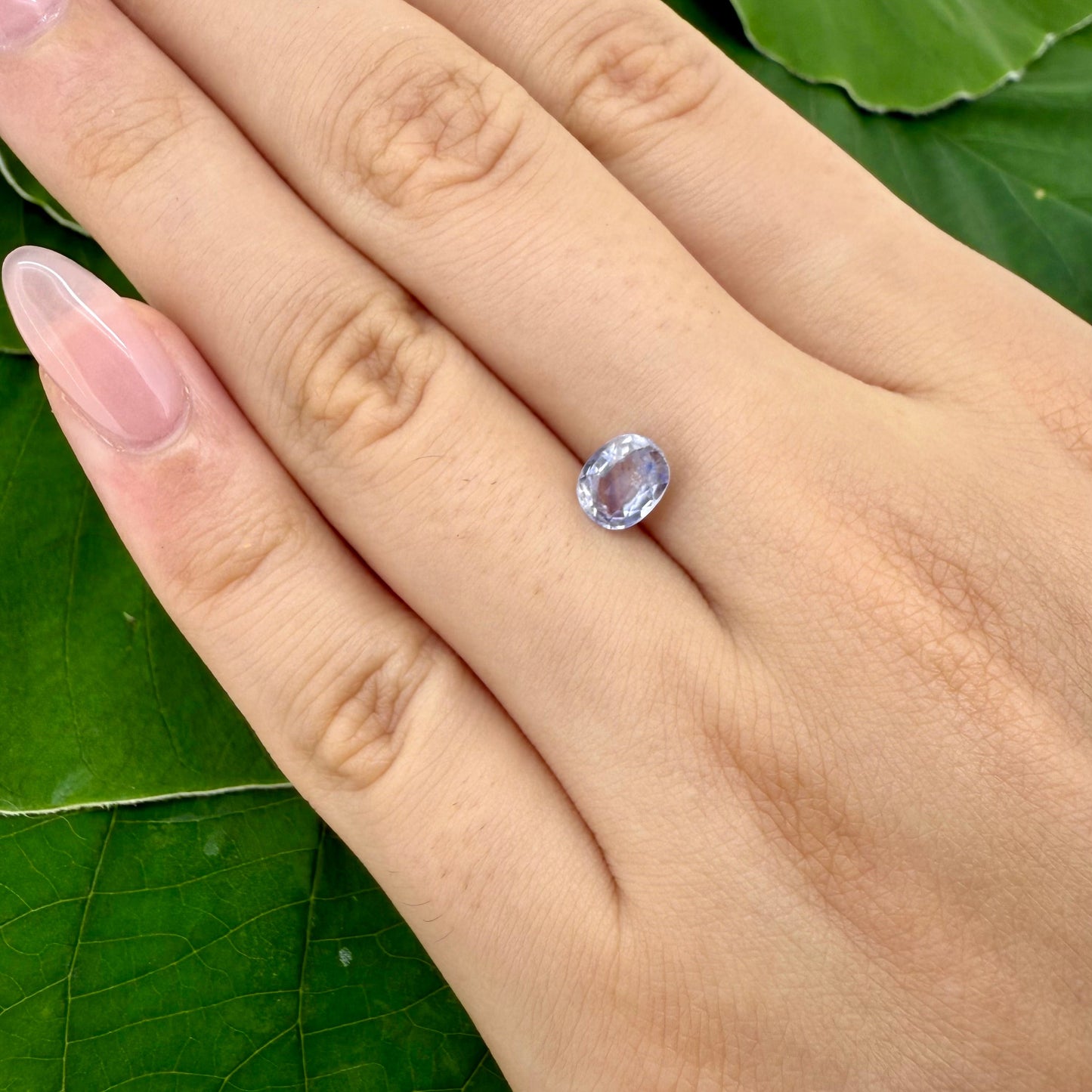 Natural Blue Sapphire gemstone oval cut