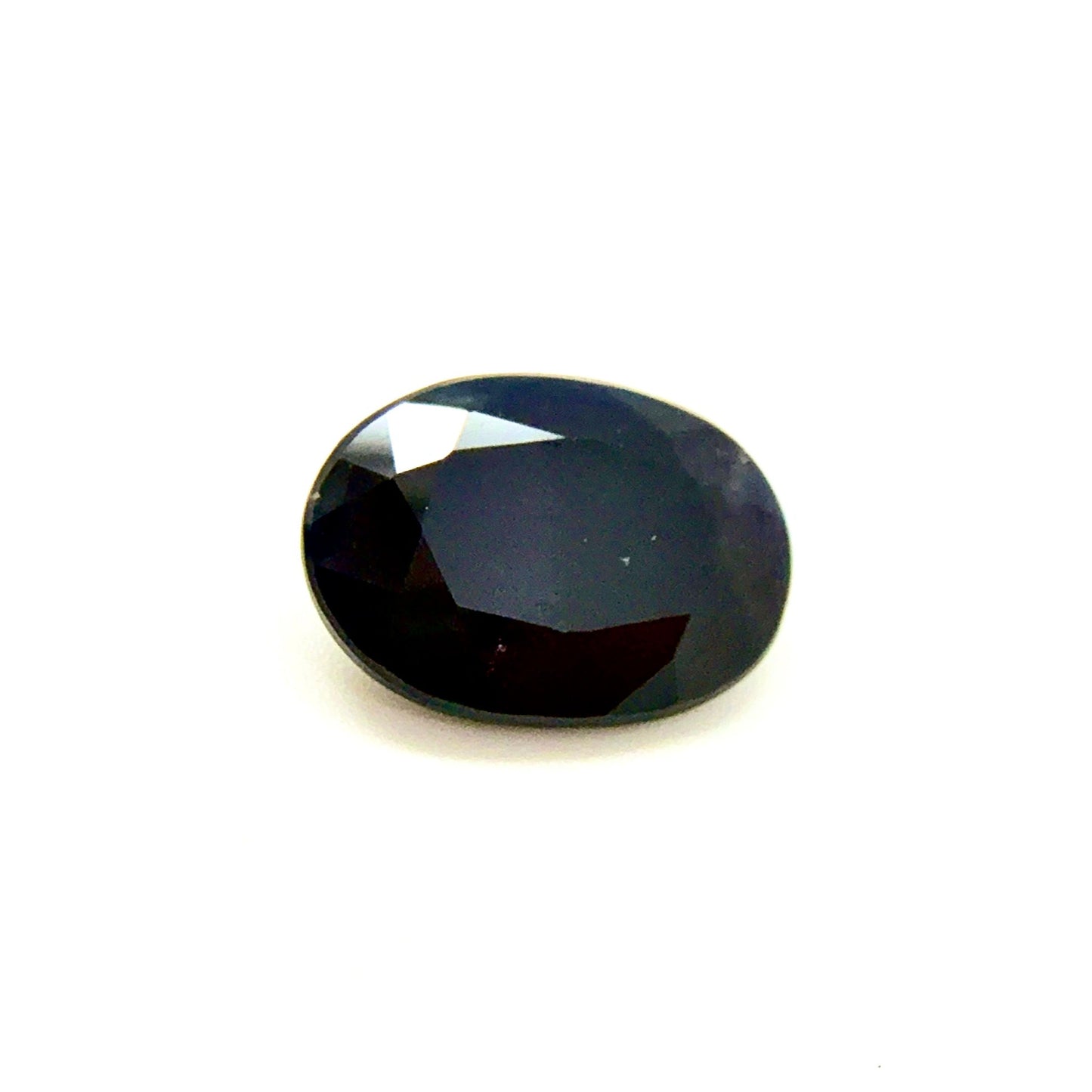 Dark Blue Sapphire Oval 3.8 Ct