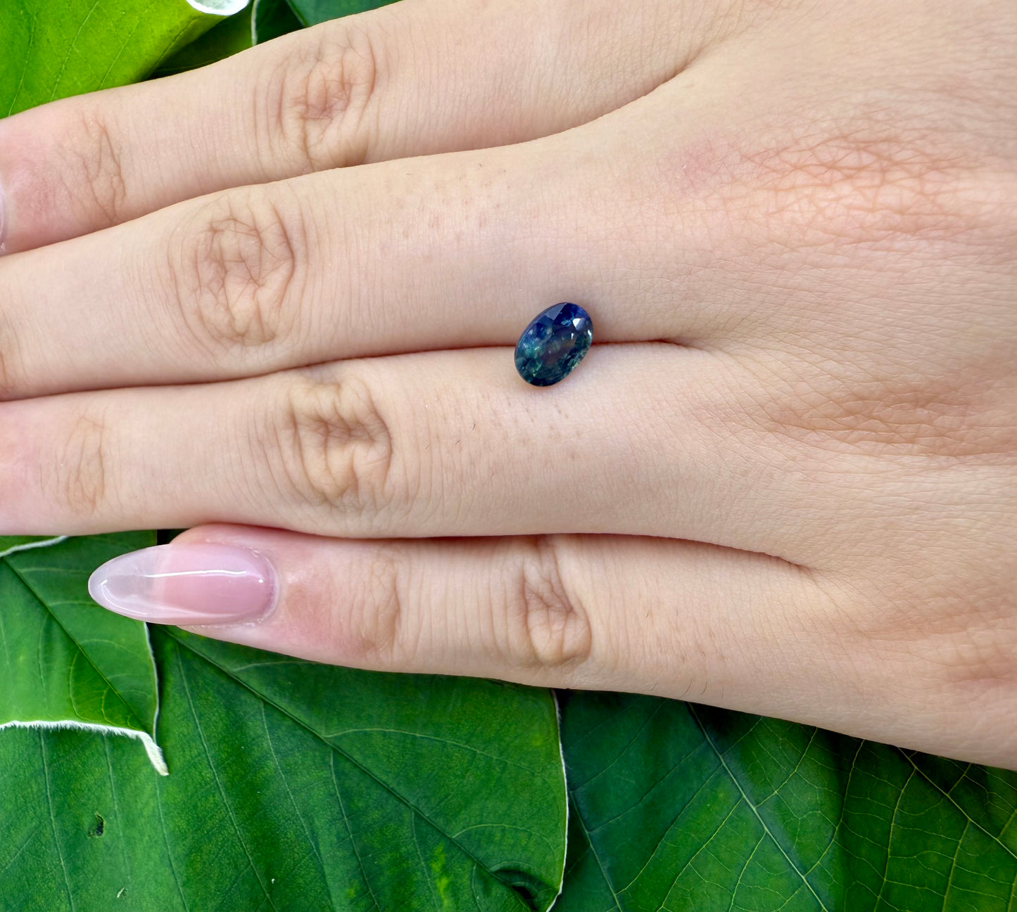 Blue Sapphire Oval 1.07 Ct