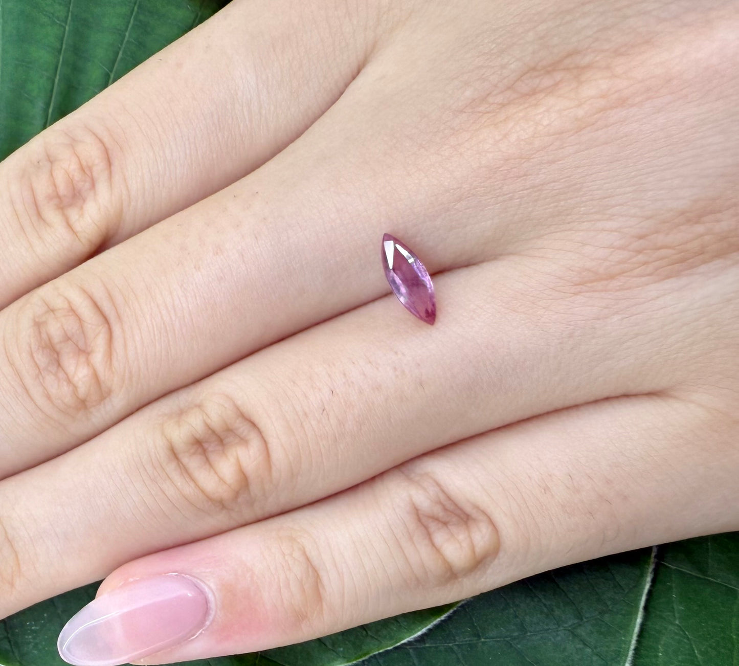 Pink Sapphire Marquise 0.77 Ct