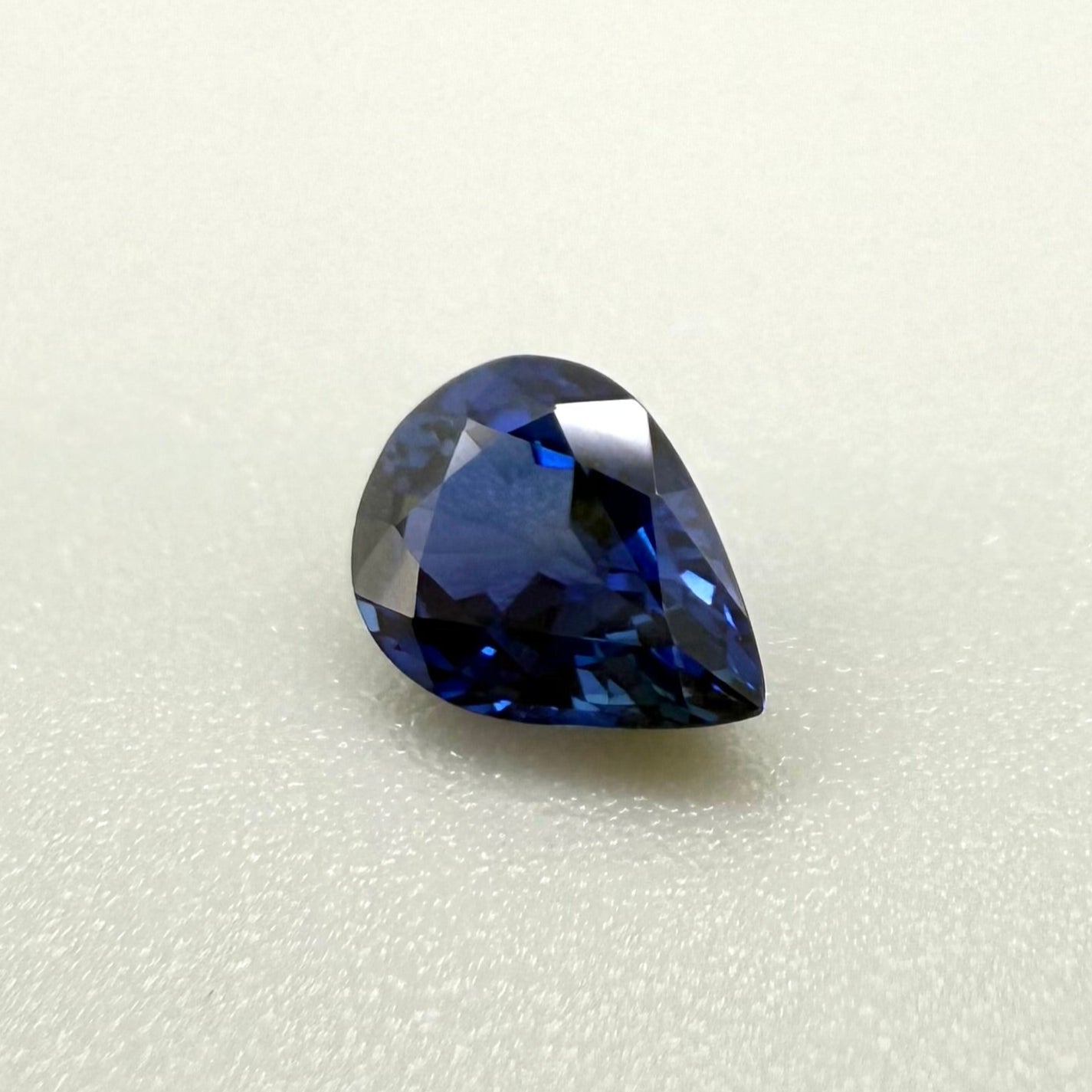 Vibrant Blue Sapphire Pear 1.13 Cts
