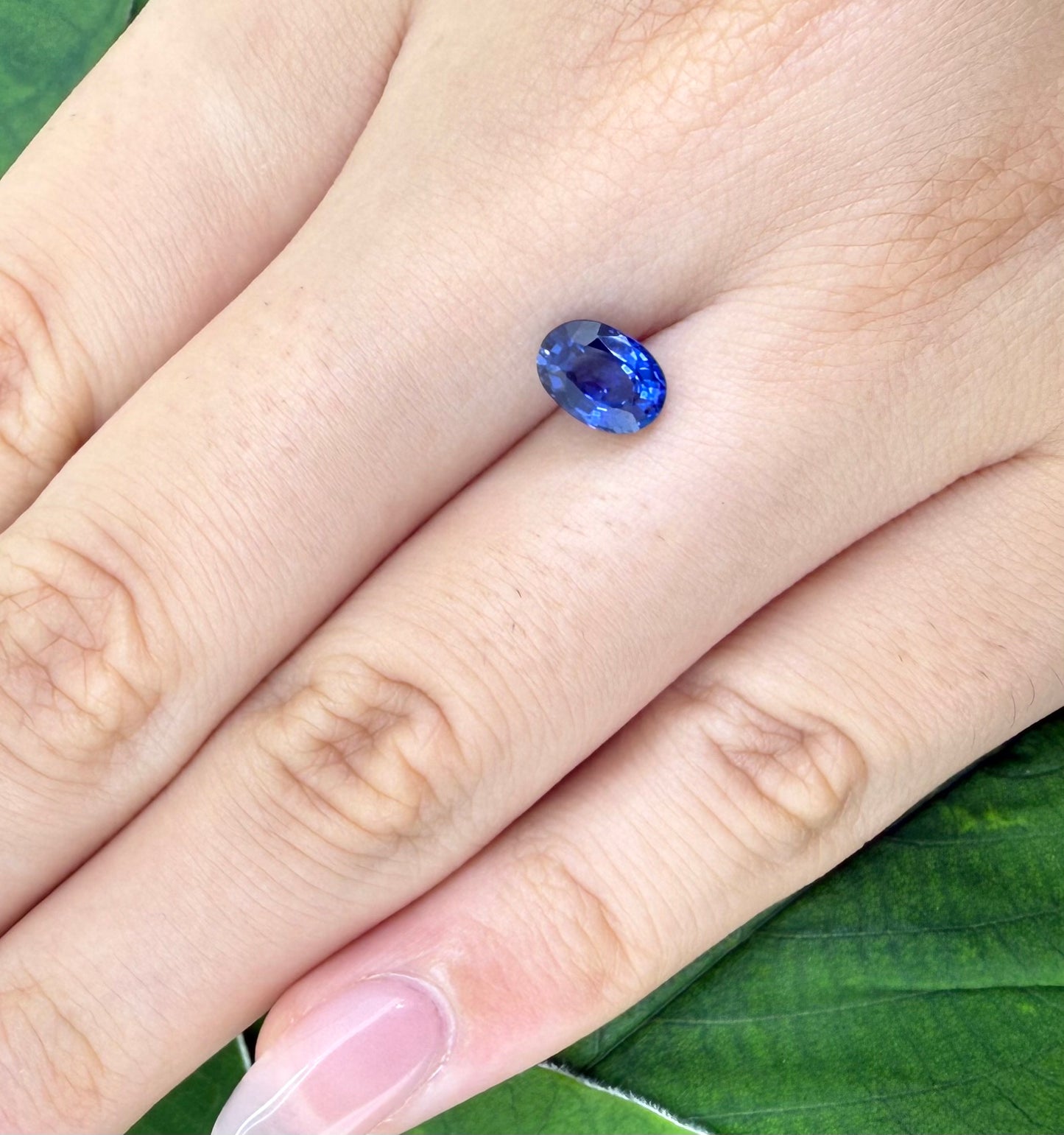 Royal Blue Sapphire Oval 1.15 Ct