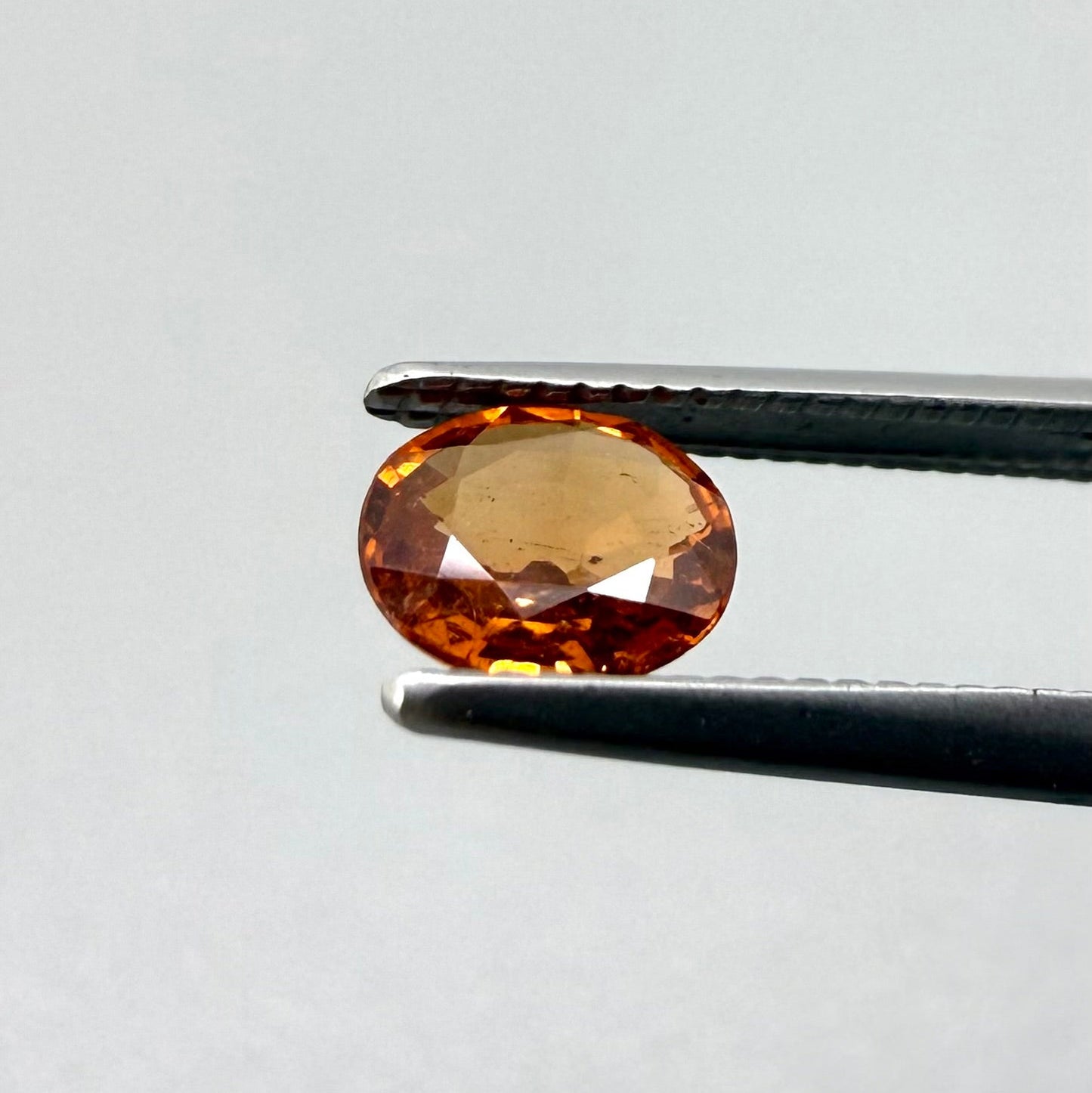 Fiery Orange Spessartine Oval 0.6 Ct