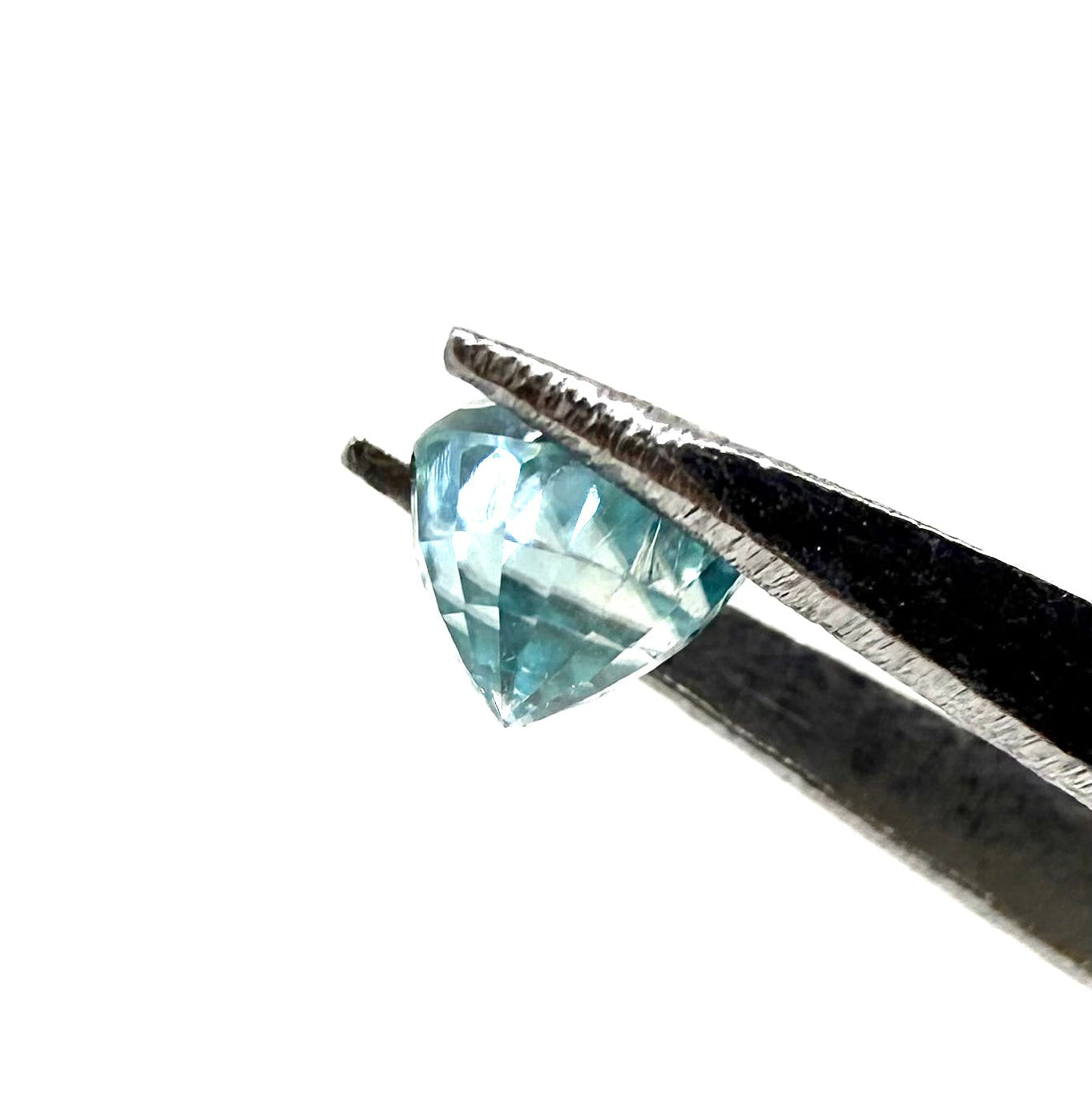 Blue Zircon Round 0.75 Ct