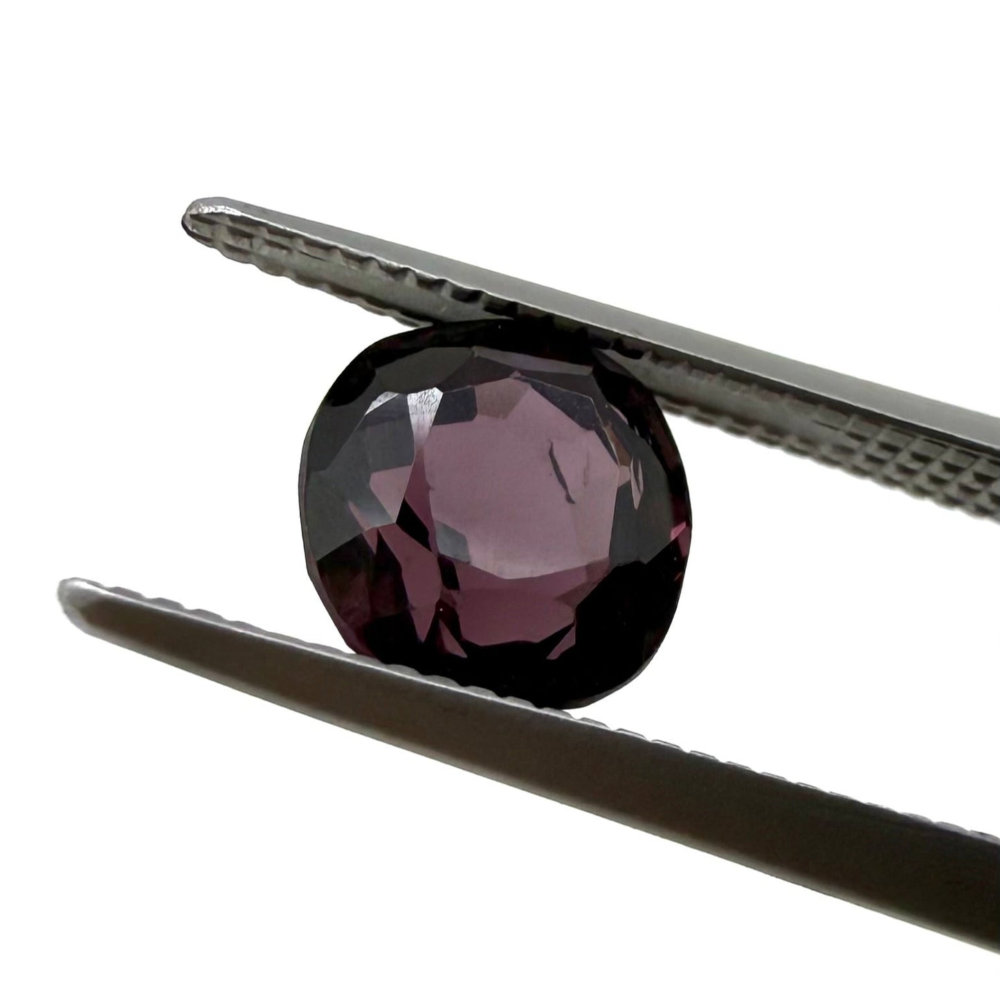 Natural dark Purple Spinel gemstone, oval shape