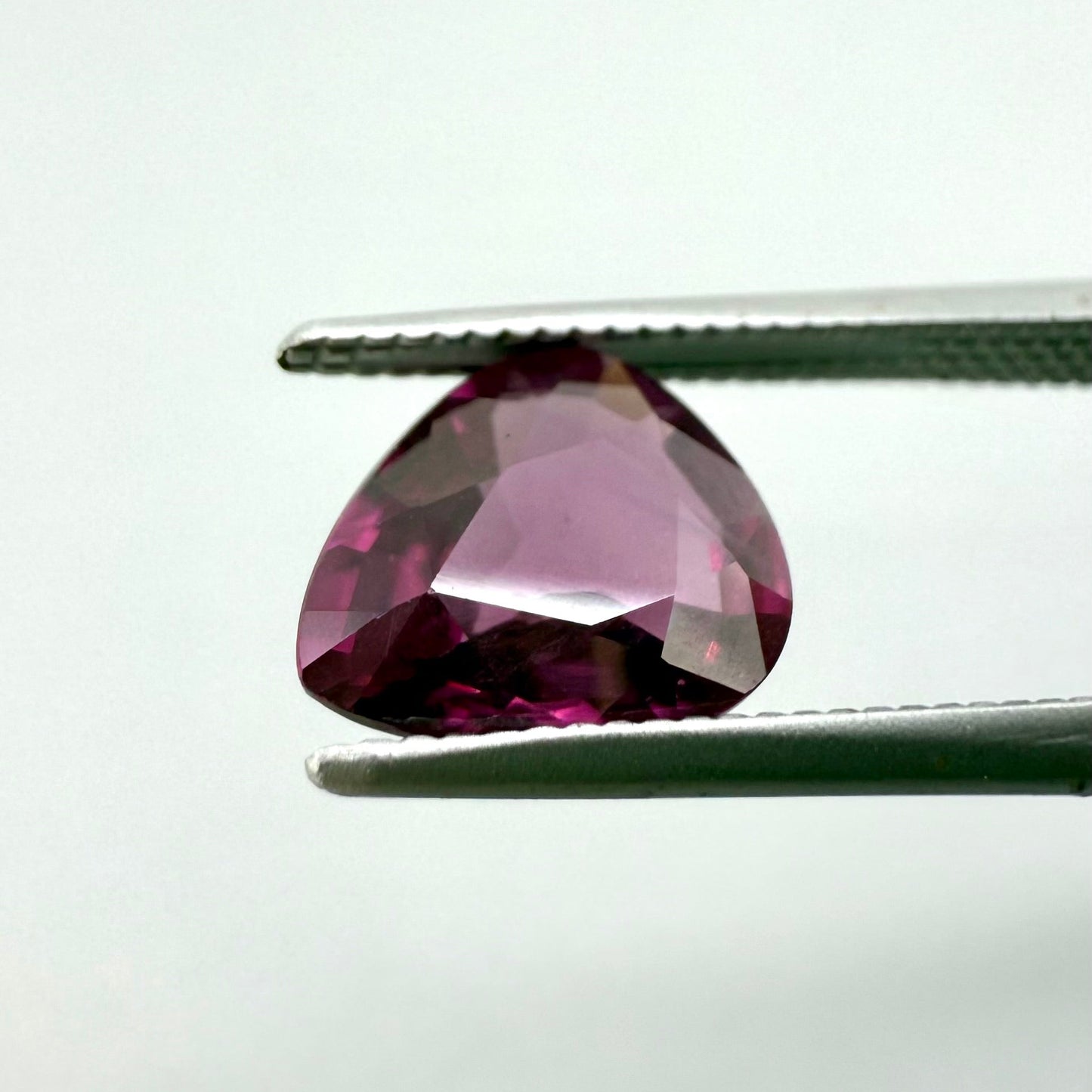 Pink-Red Rhodolite Pear 1.72 Ct