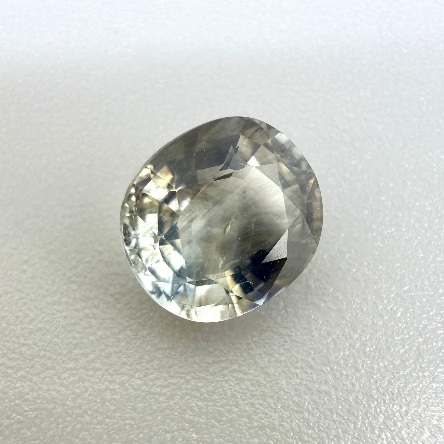 Multi-Color (White Gold-Brown Blue) Sapphire Oval 2.07 Ct