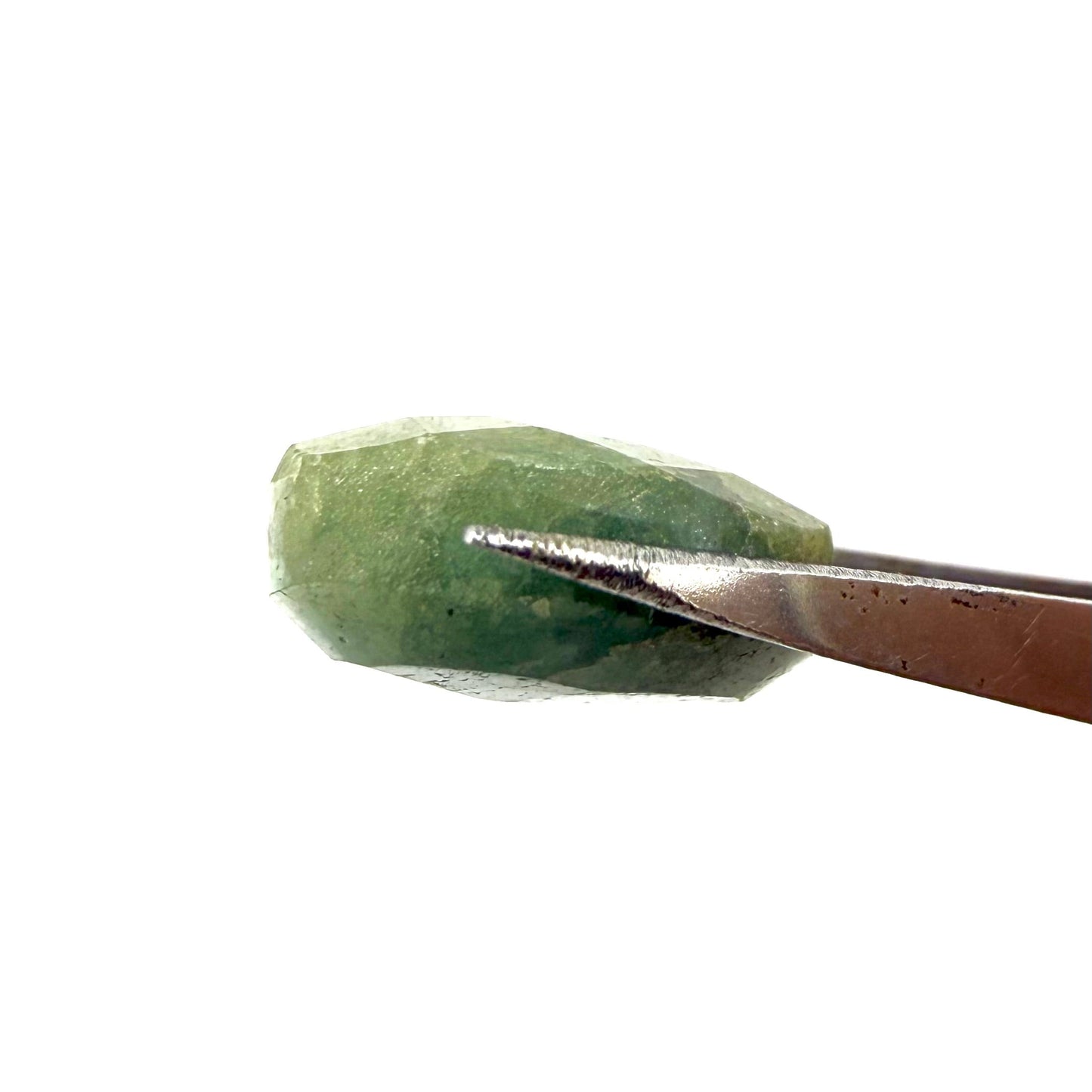 Moss Green Emerald Oval 10.67 Ct