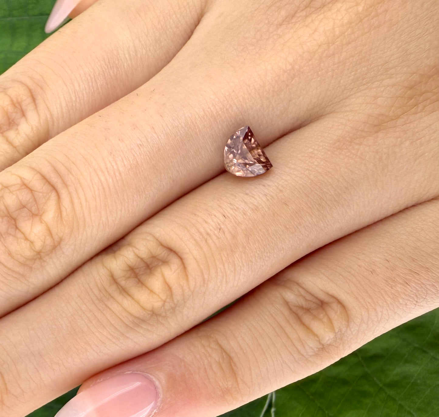 Peach-Pink Zircon Fancy 1.39 Ct