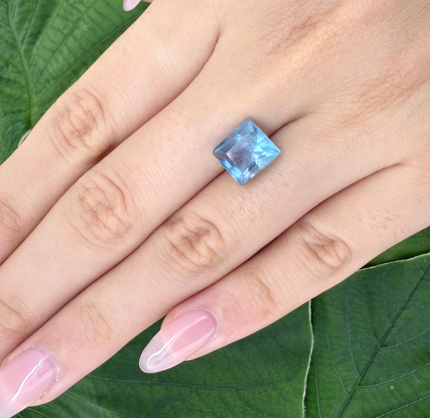 Blue Fluorite Princess 4.15 Ct