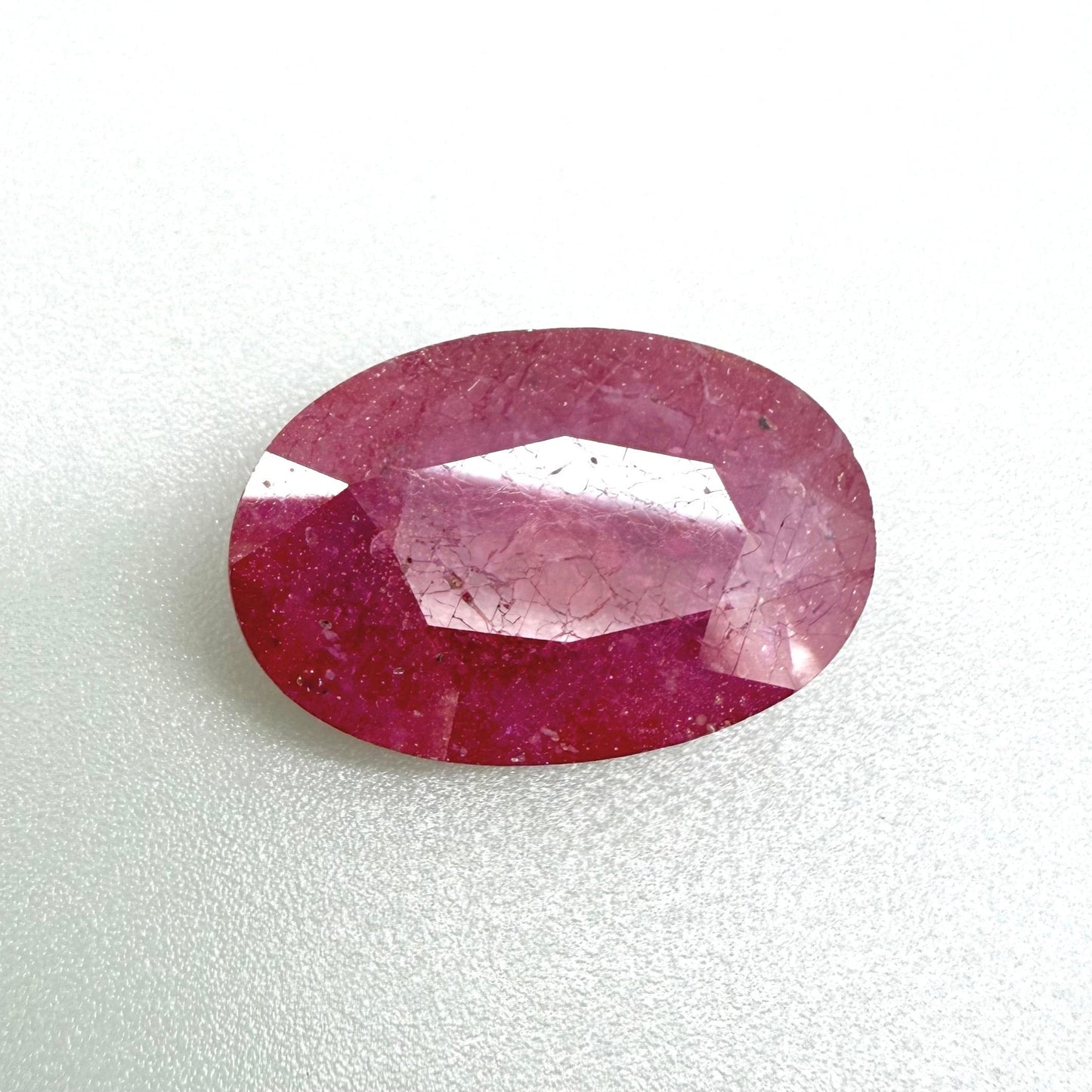 Shimmering Pink Ruby Cabochon/Faceted 27.4 Ct