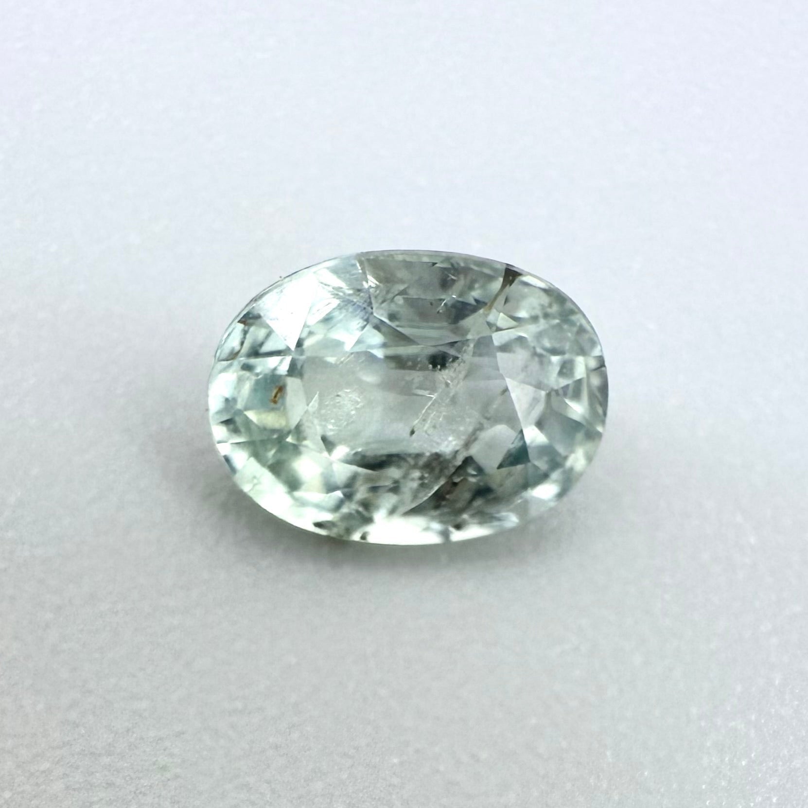 Natural Bi-Color Sapphire gemstone oval cut