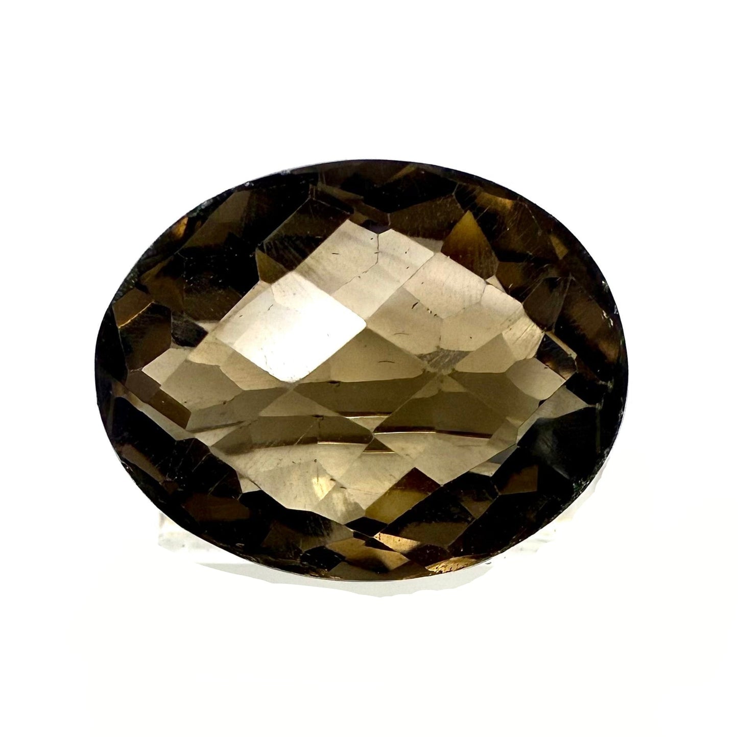 Big Smoky Quartz Oval 19.41 Ct