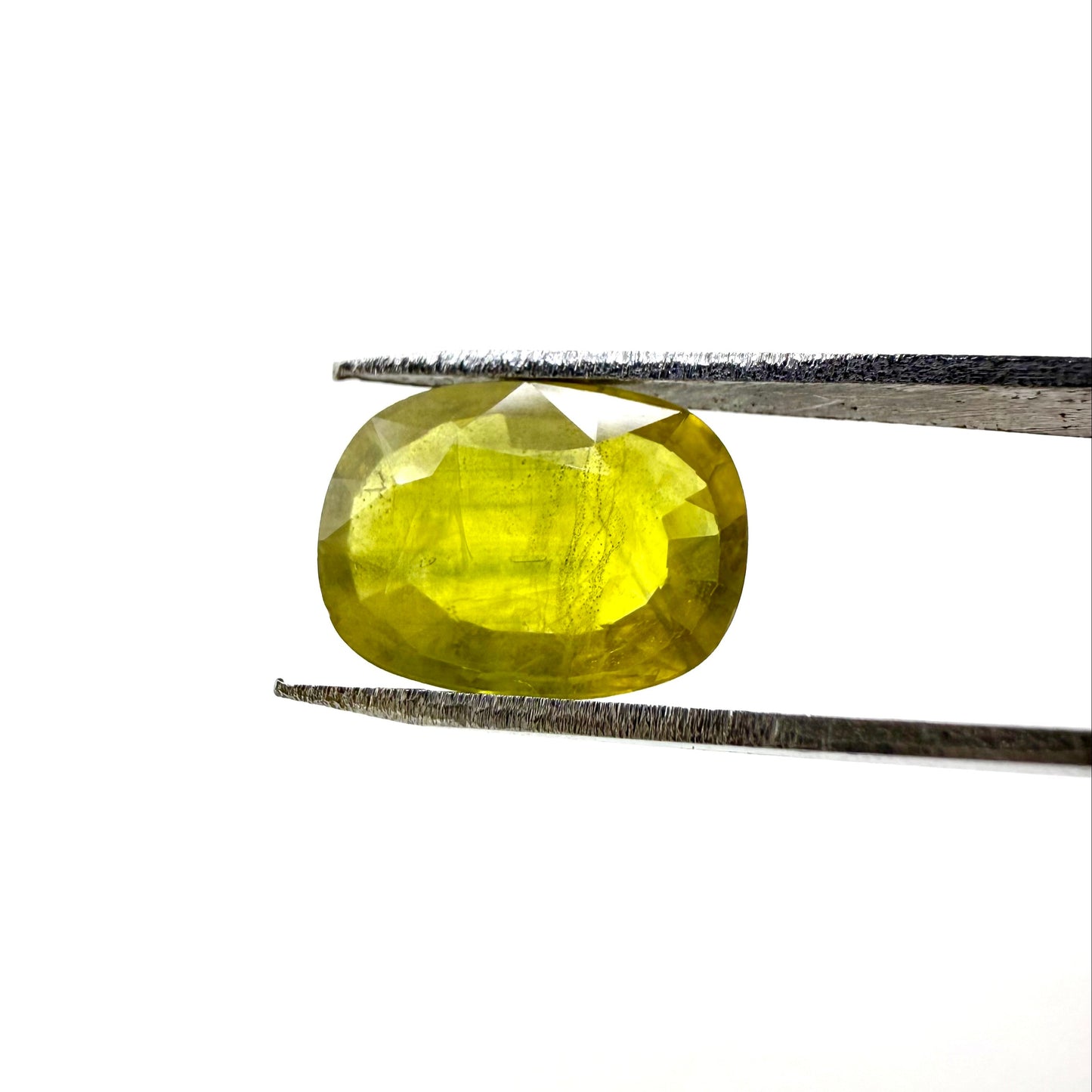Yellow Sapphire Cushion 3.91 Ct