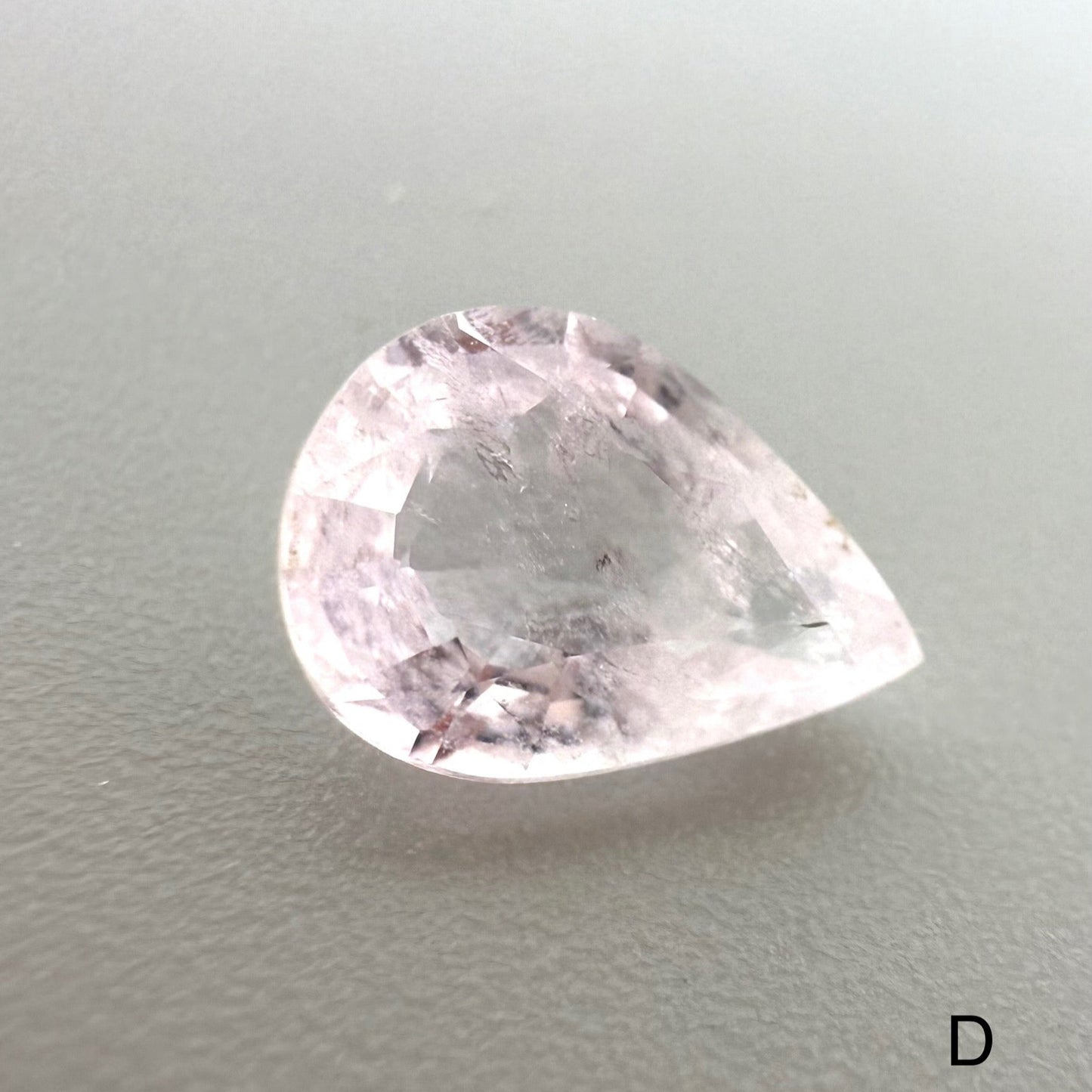 Pale Pink Morganite Lot Pear 7.29 Ct