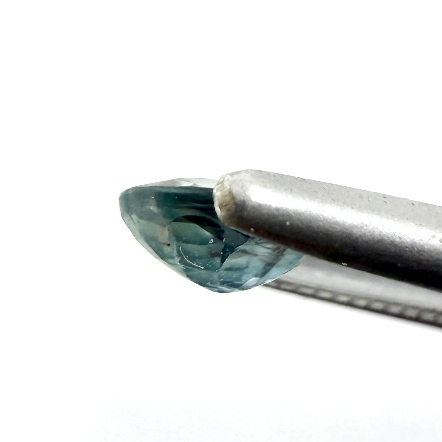 Light Blue Sapphire Oval 0.49 Ct