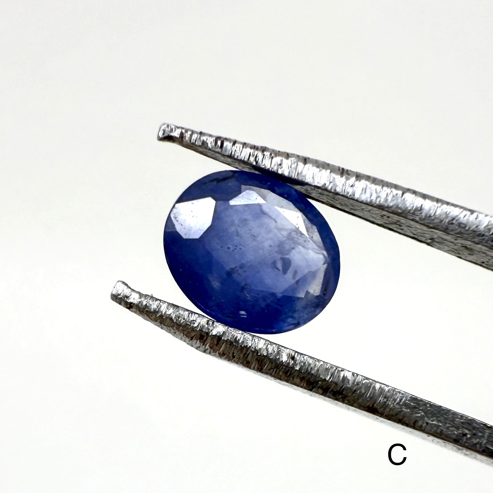 Natural Blue Sapphire gemstone lot oval cut