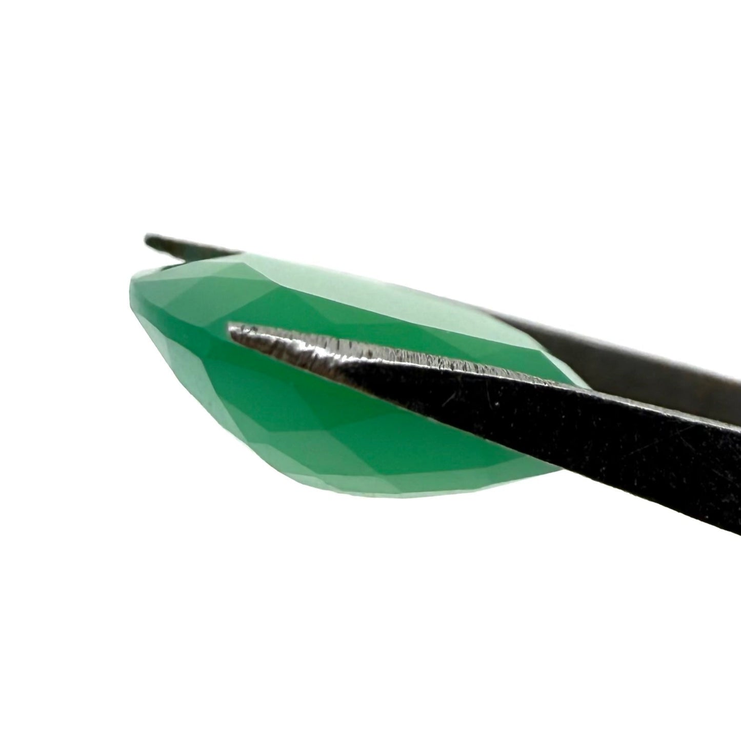 Vibrant Green Chalcedony Cushion 6.78 Ct