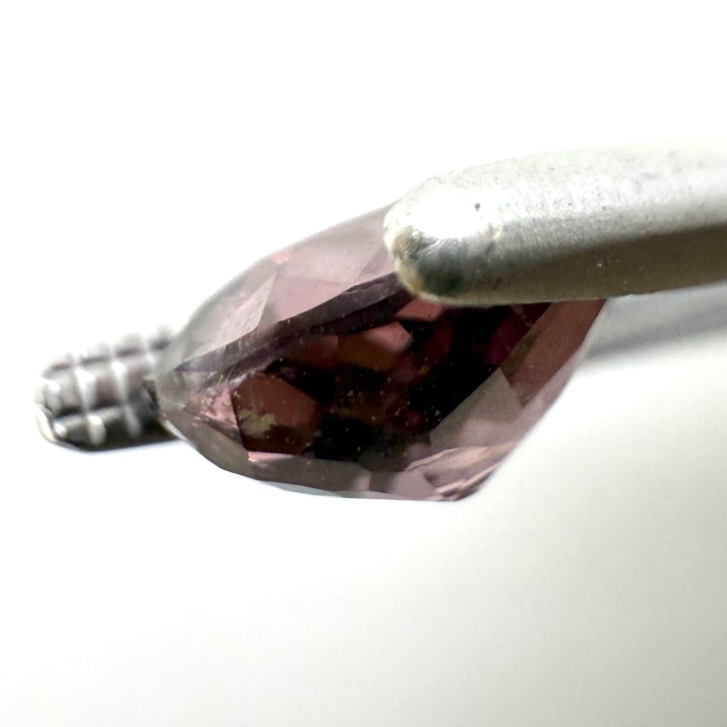 Natural Rose Pink Spinel gemstone, oval shape
