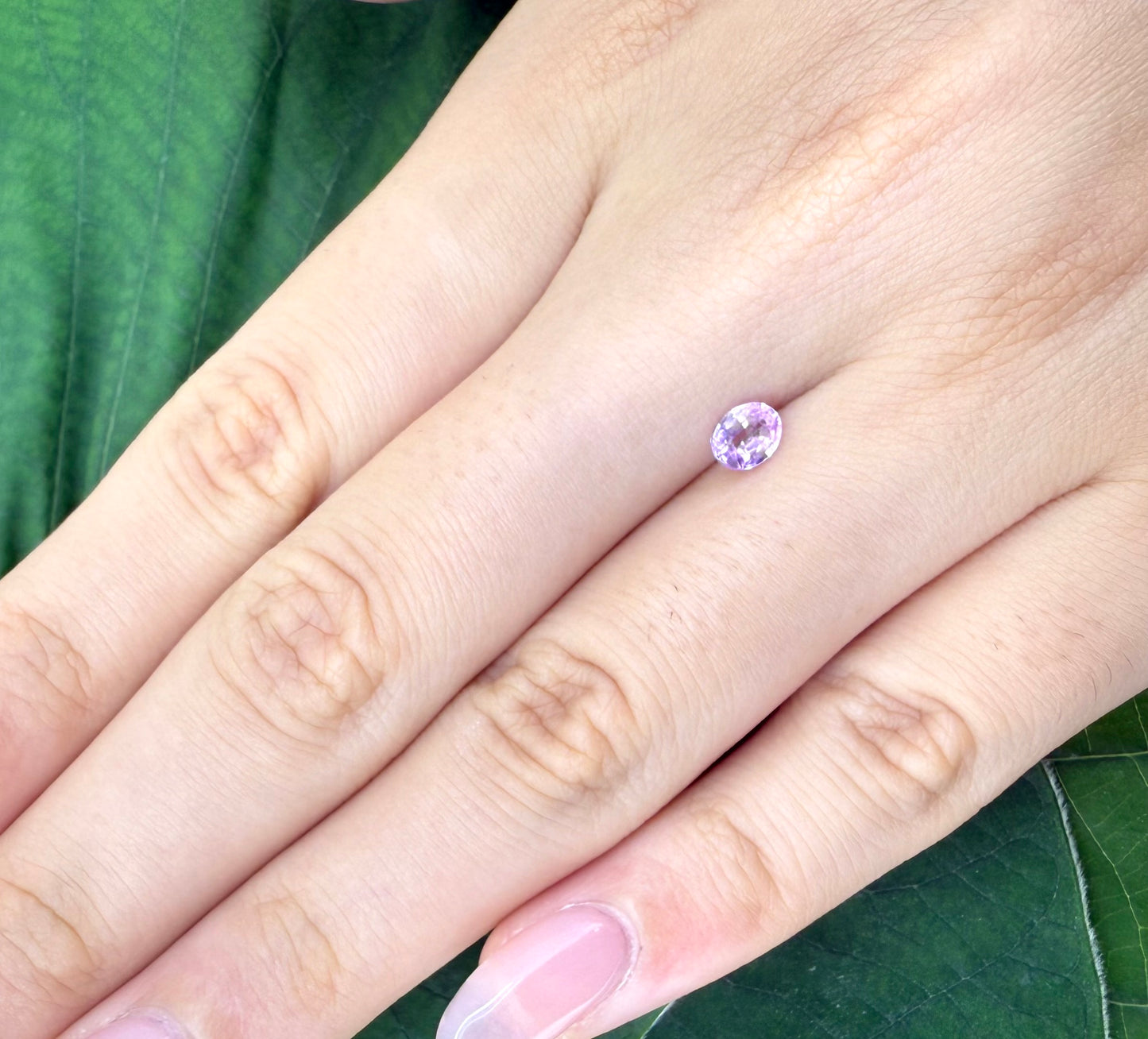 Pink Sapphire Oval 0.49 Ct