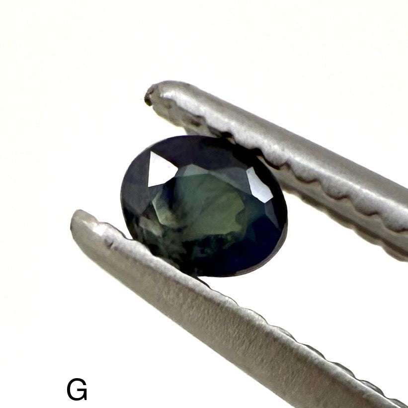 Multi-Blue Hues Sapphire Lot Oval 34.6 Ct