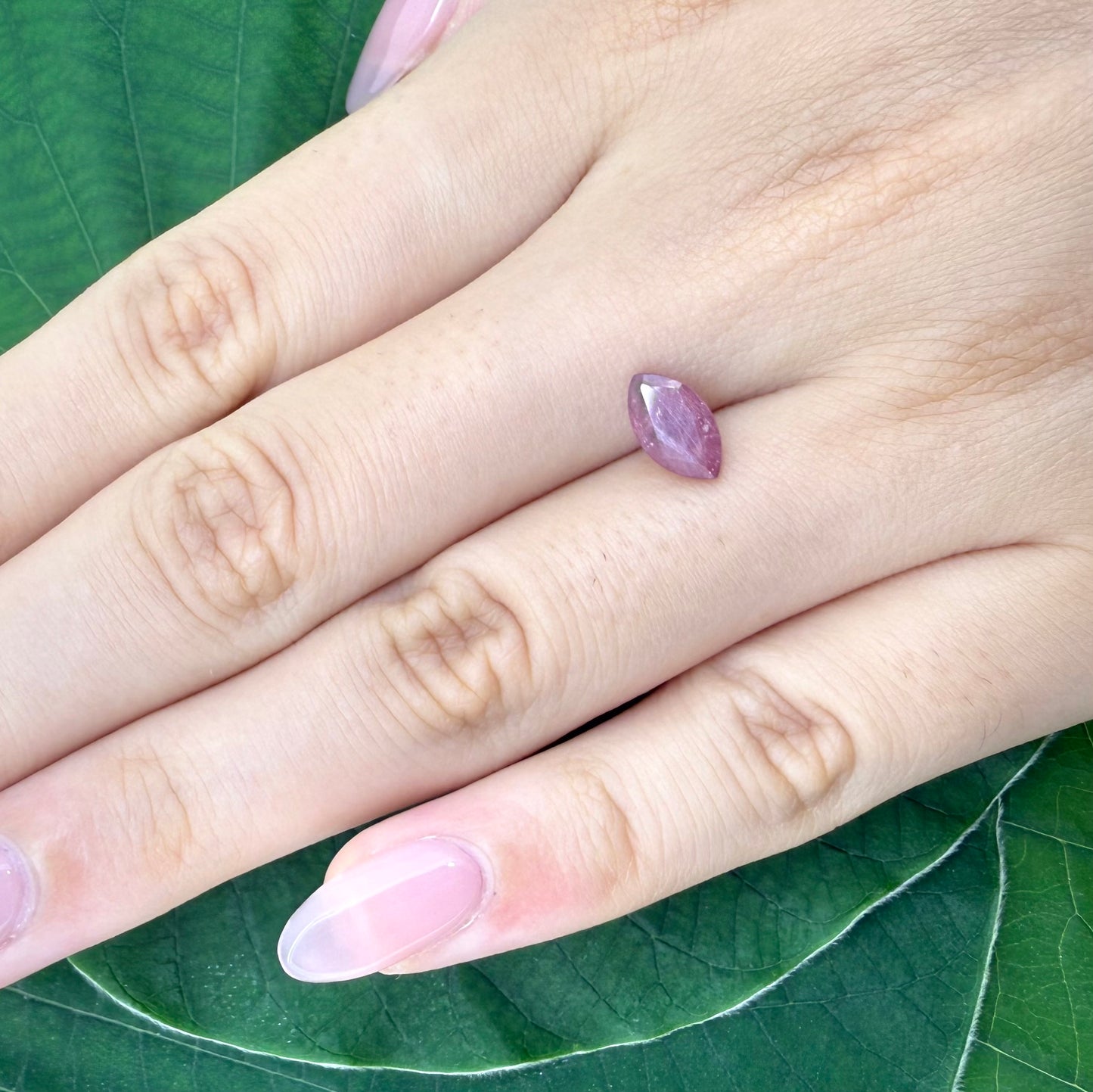 Pink-Purple Sapphire Marquise 1 Ct