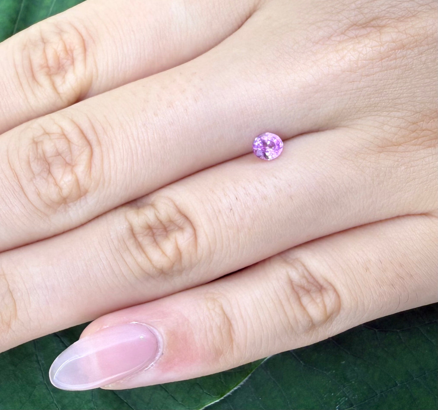 Pink Sapphire Oval 0.41 Ct