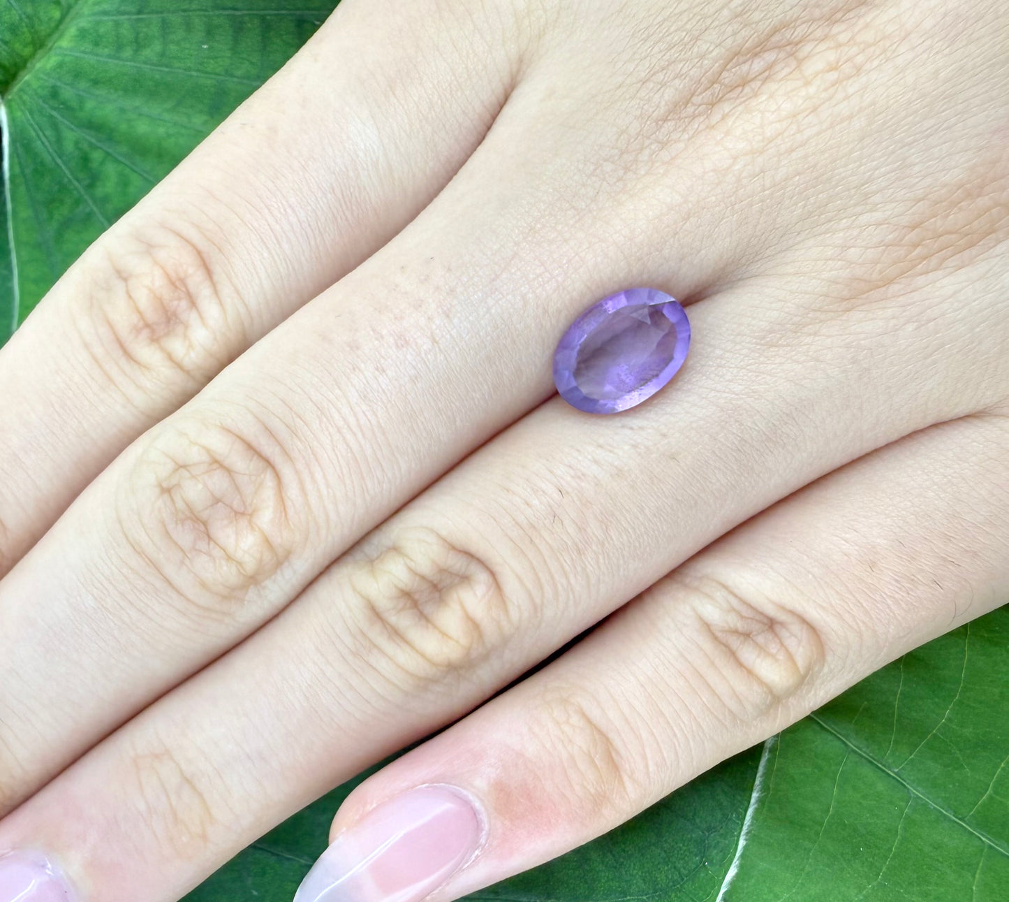 Pale Purple/Pink Amethyst Oval 1.7 Ct