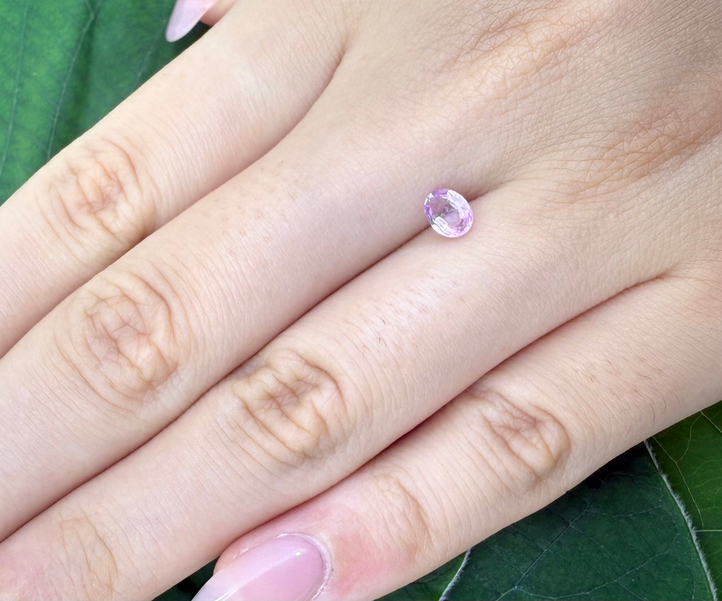 Pink Sapphire Oval 0.36 Ct