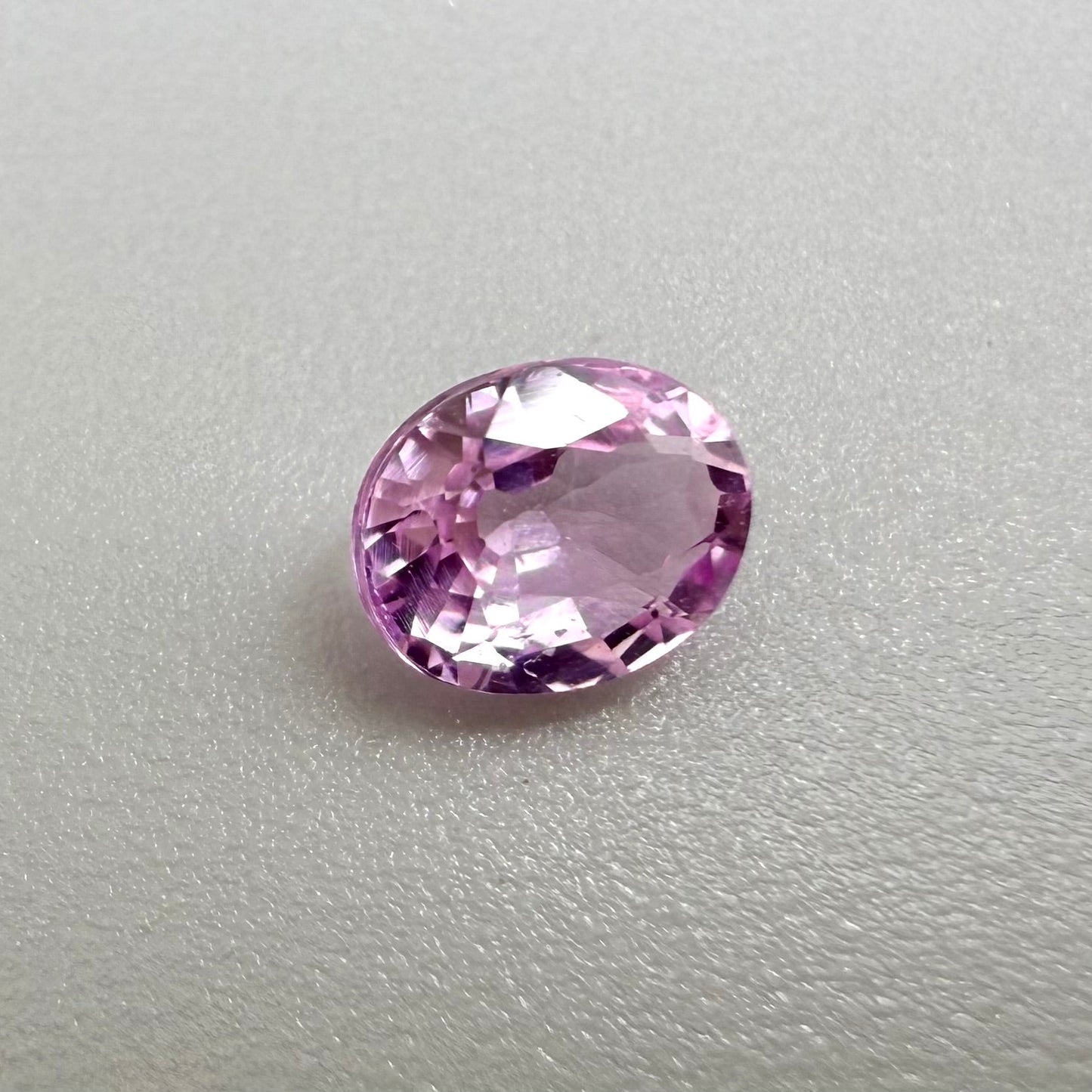 Pink Sapphire Oval 0.45 Ct
