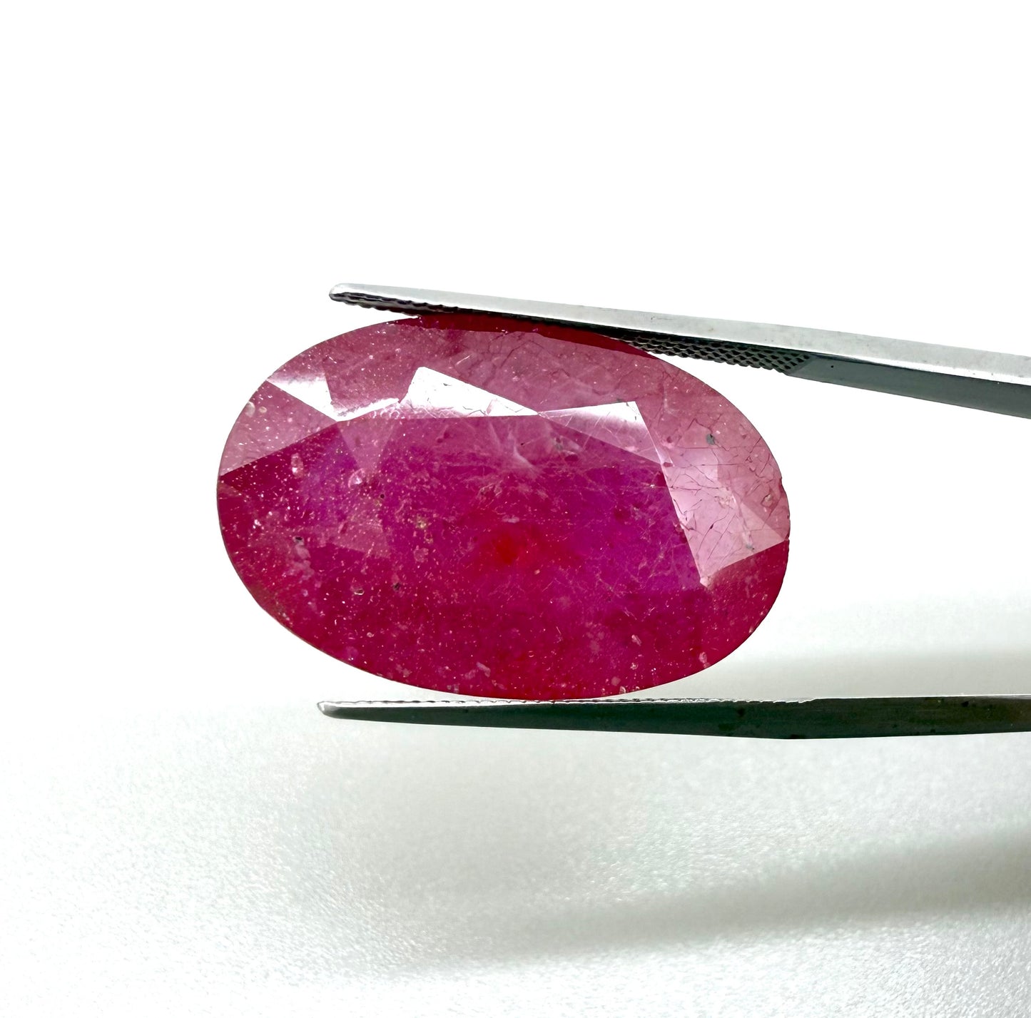 Shimmering Pink Ruby Cabochon/Faceted 27.4 Ct