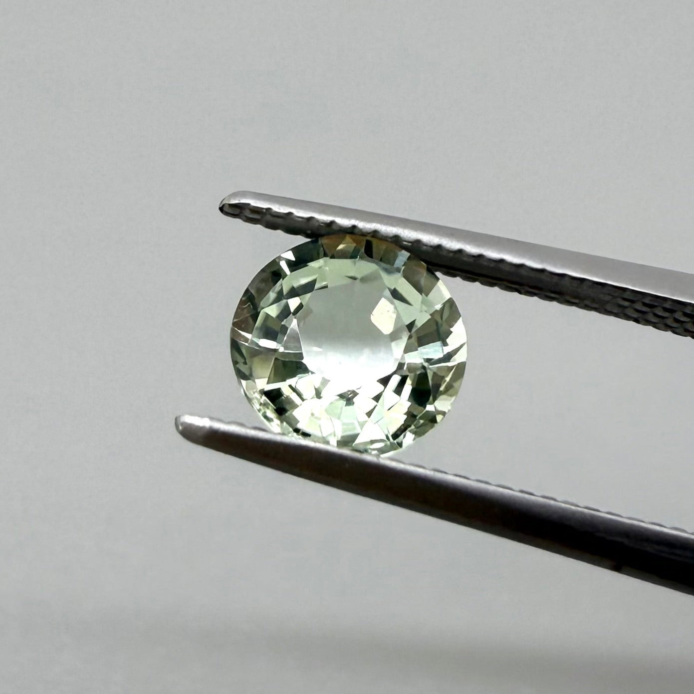 Prasiolite Round 0.99 Ct