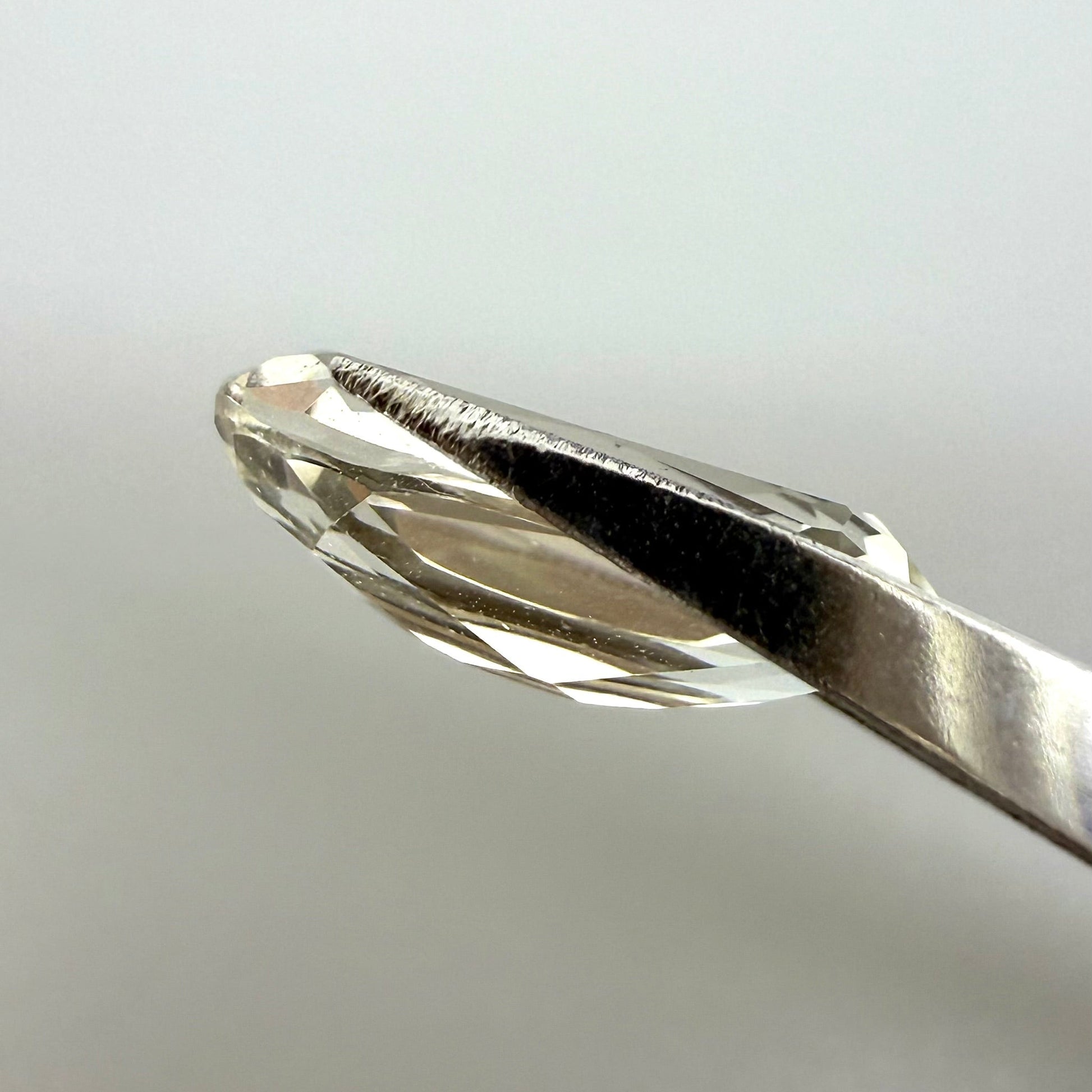 Loose Champagne Topaz gemstone, oval cut