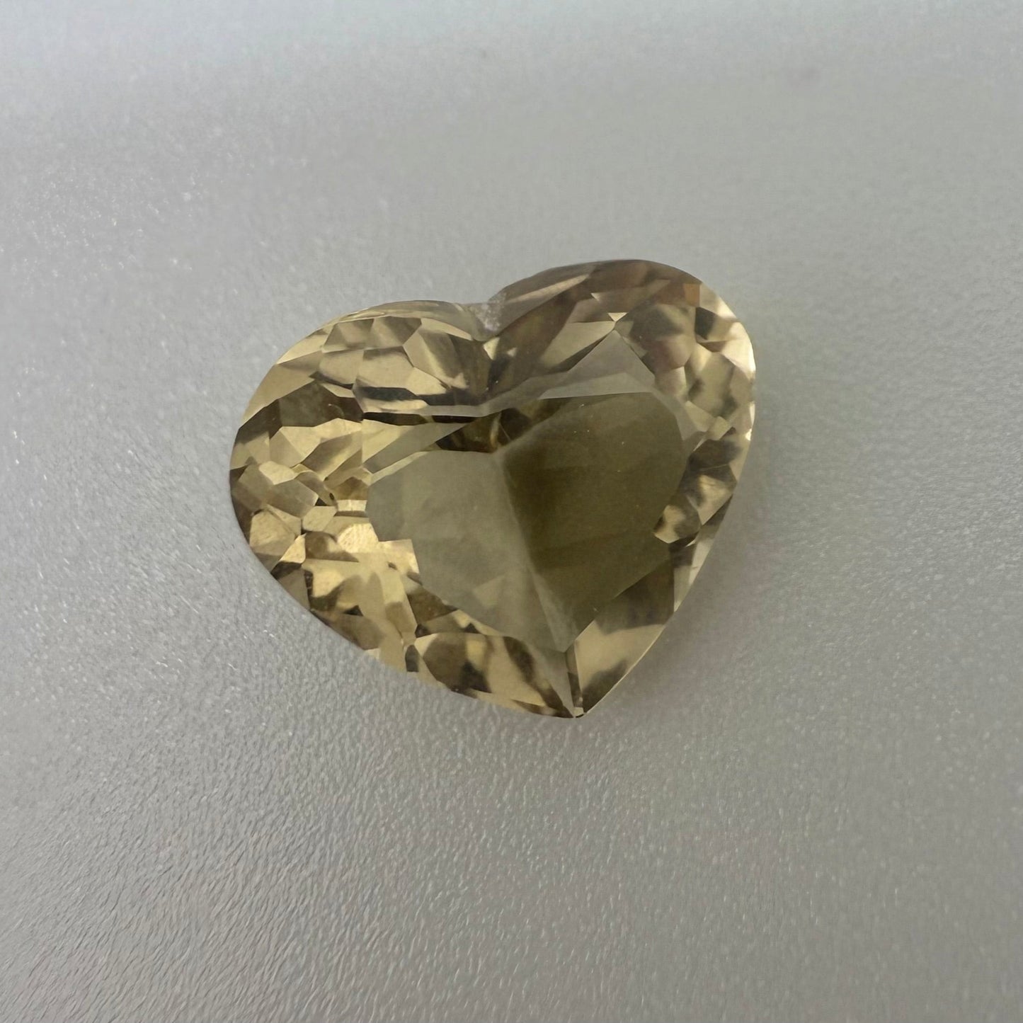 Champagne Citrine Heart 4.48 Ct