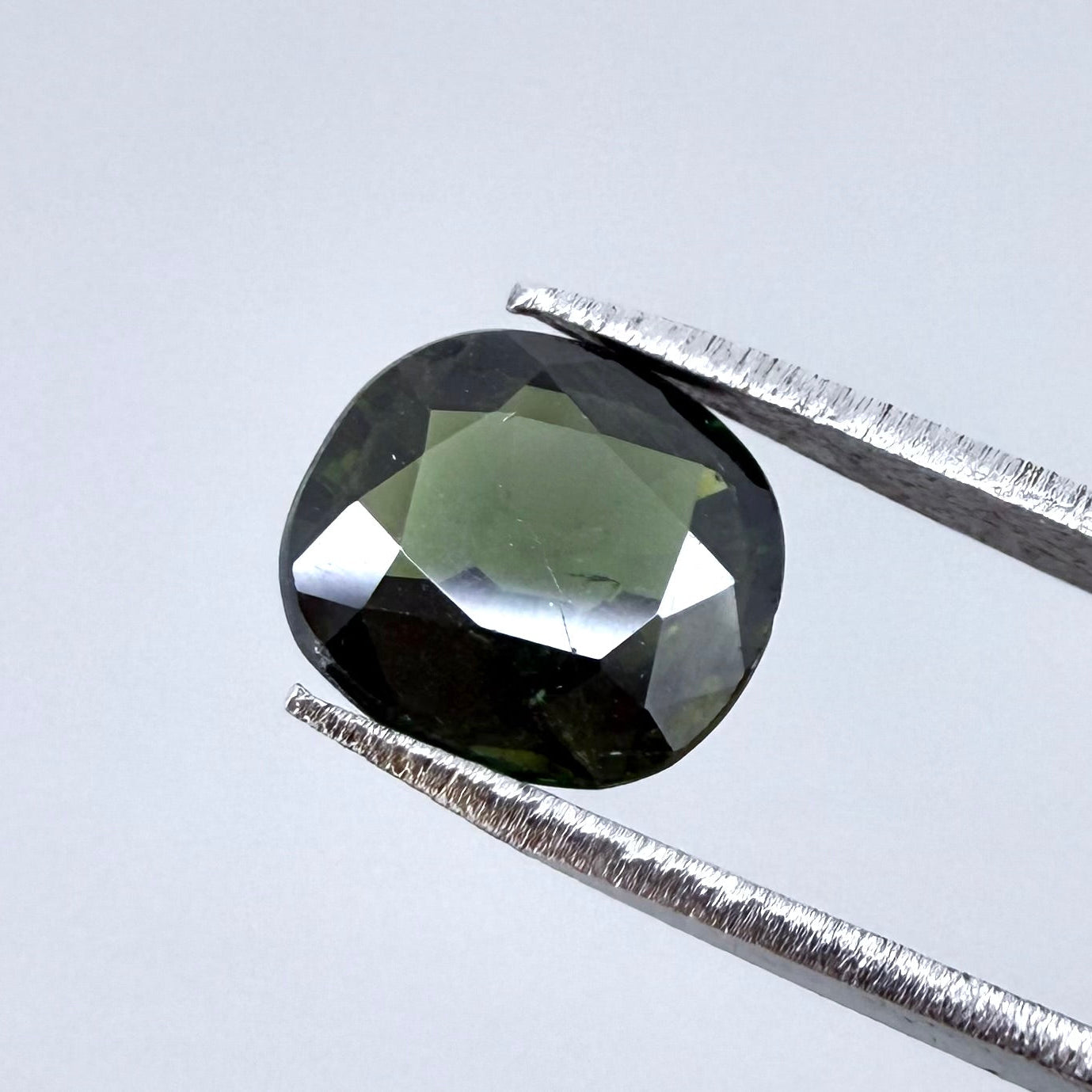 Green Sapphire Cushion 1.68 Ct